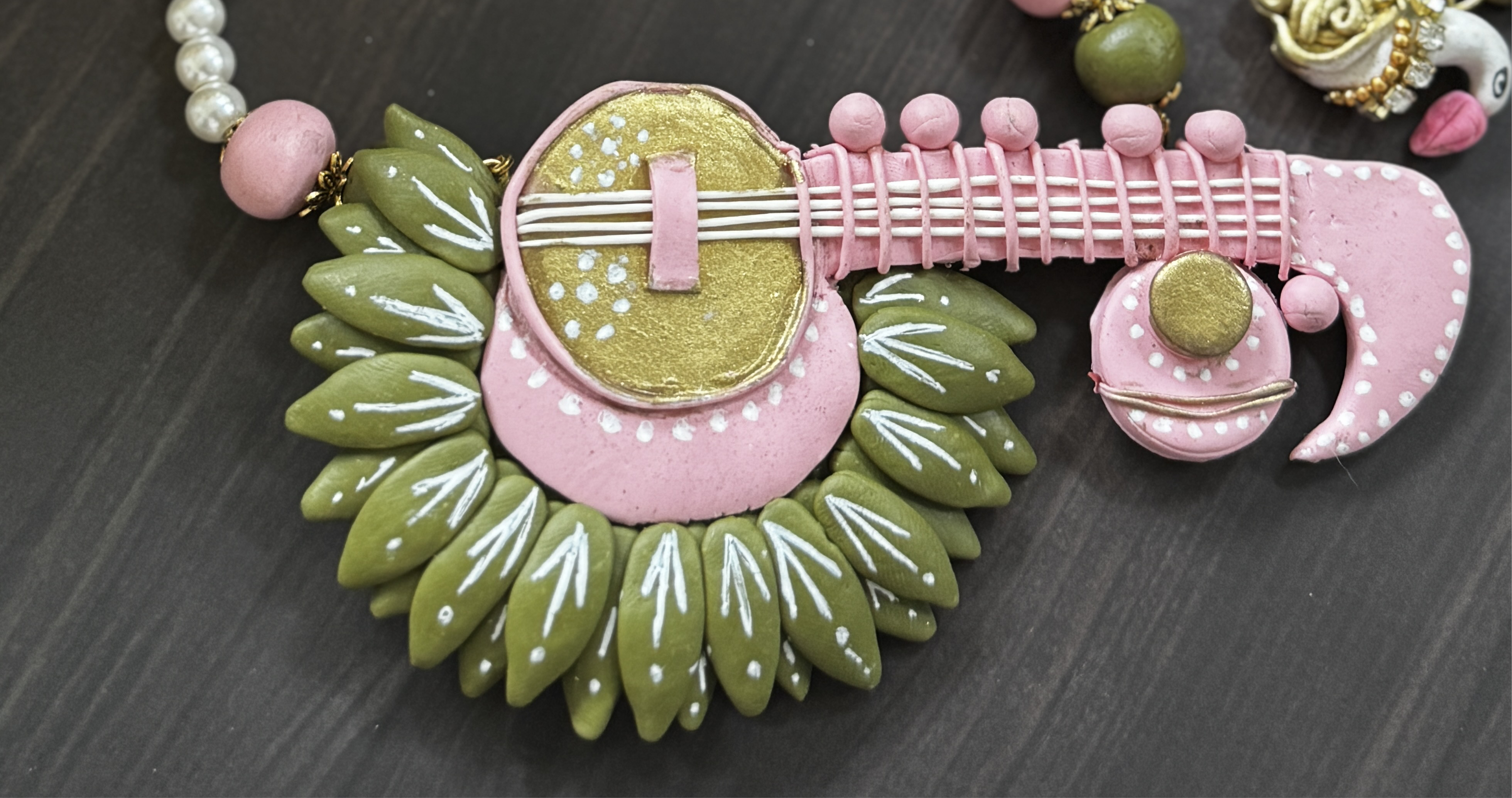 Terracotta Handmade Jewelery - Sitar