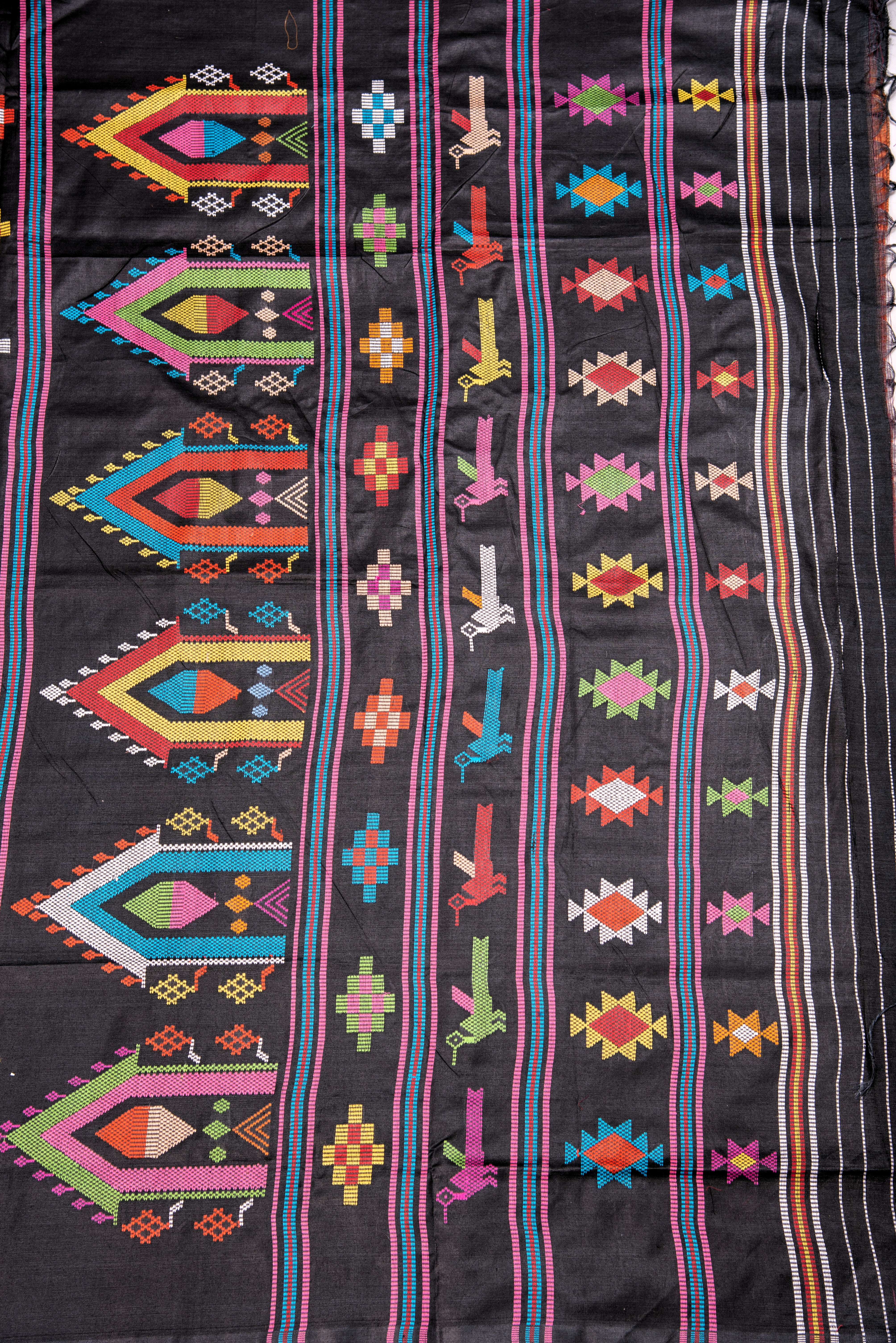 Gopalpur Pure Odisha Handloom tussar Silk Saree - Metallic golden yellow color