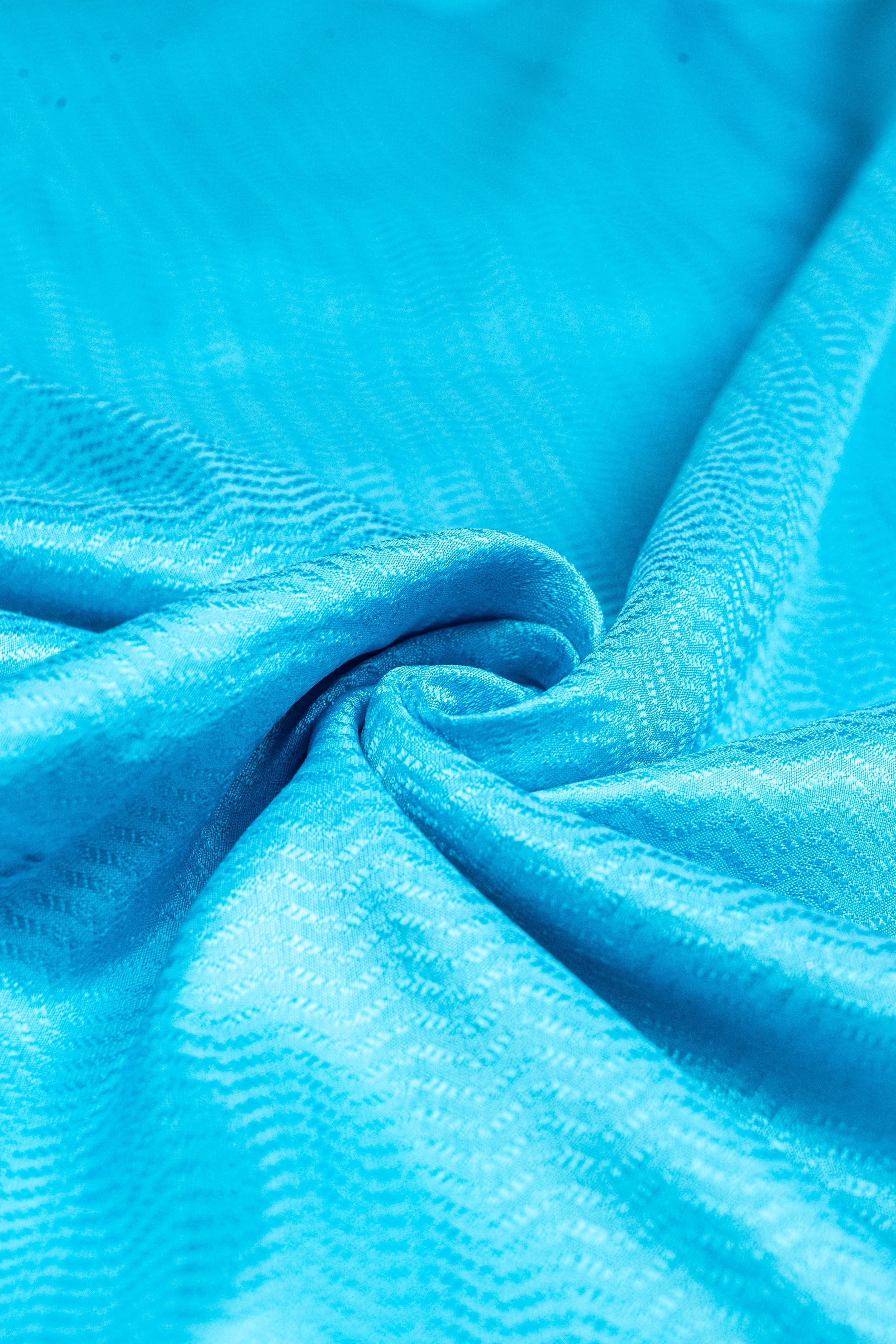 Banarasi Katan Silk Velvet Meena Saree - blue