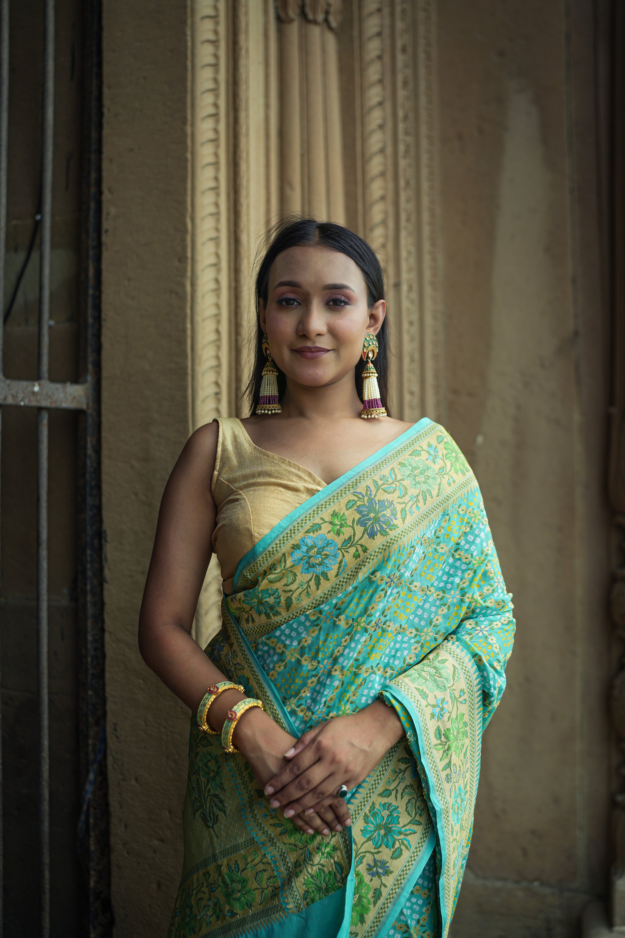 Designer Rai Bandhini Saree