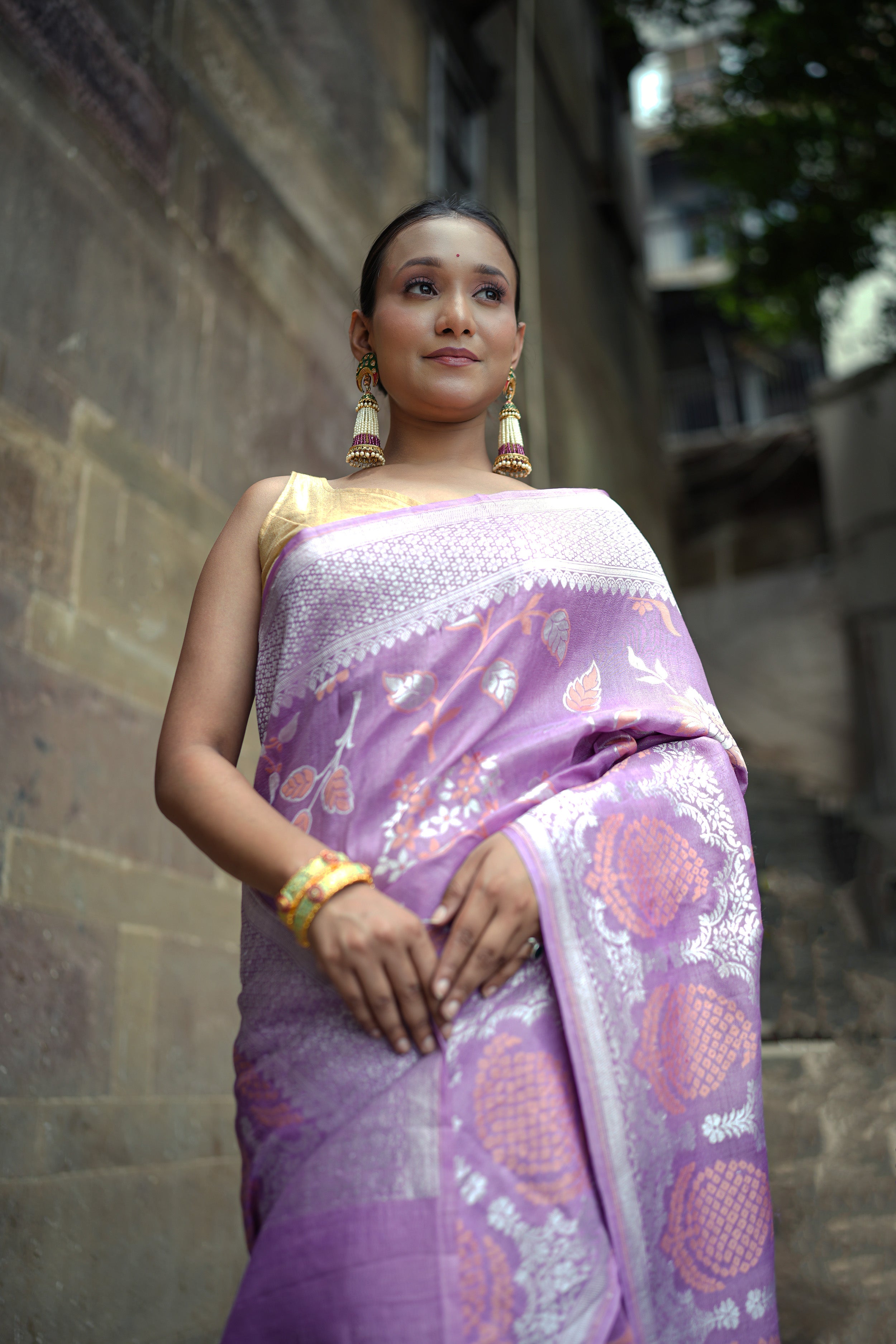 Tussar Georgette Saree
