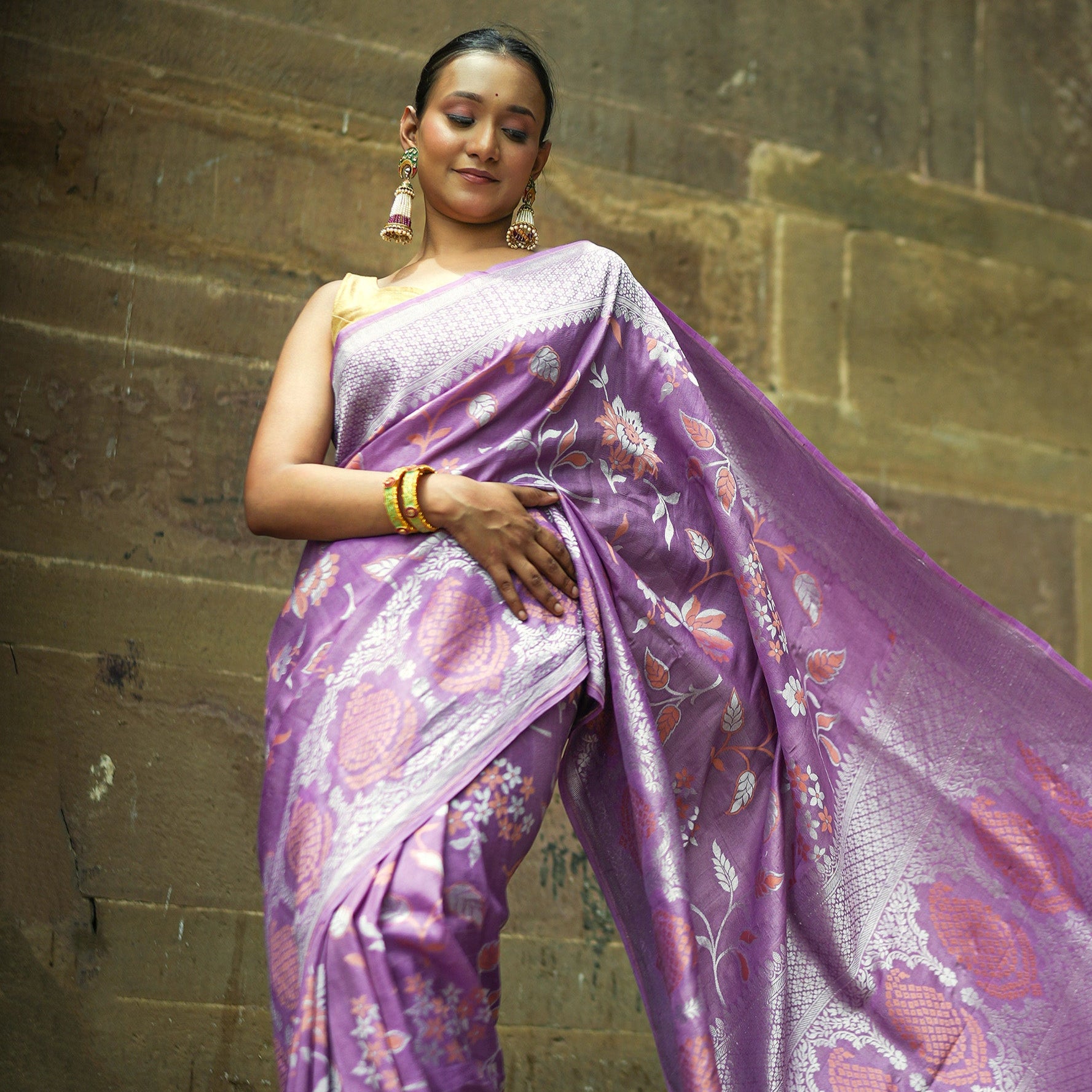 Tussar Georgette Saree