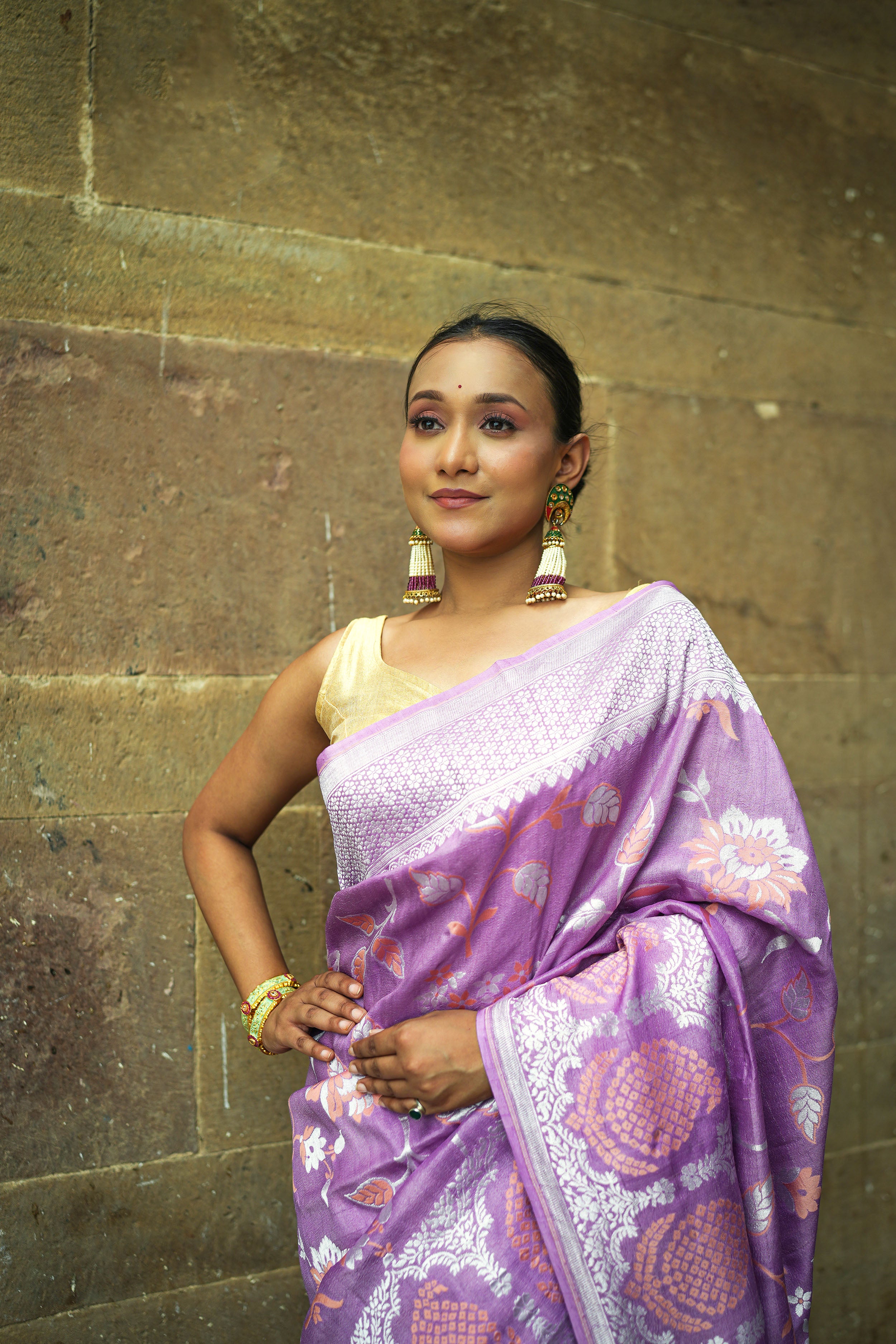 Tussar Georgette Saree