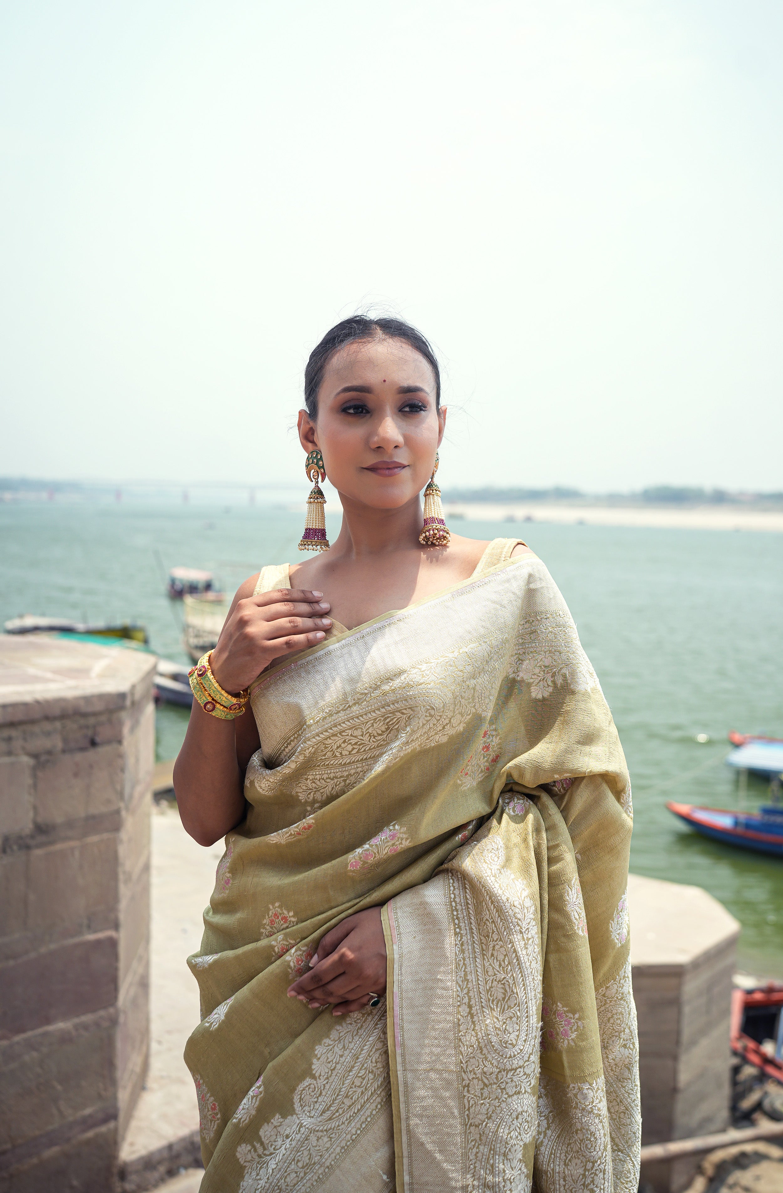 Tussar Georgette Saree