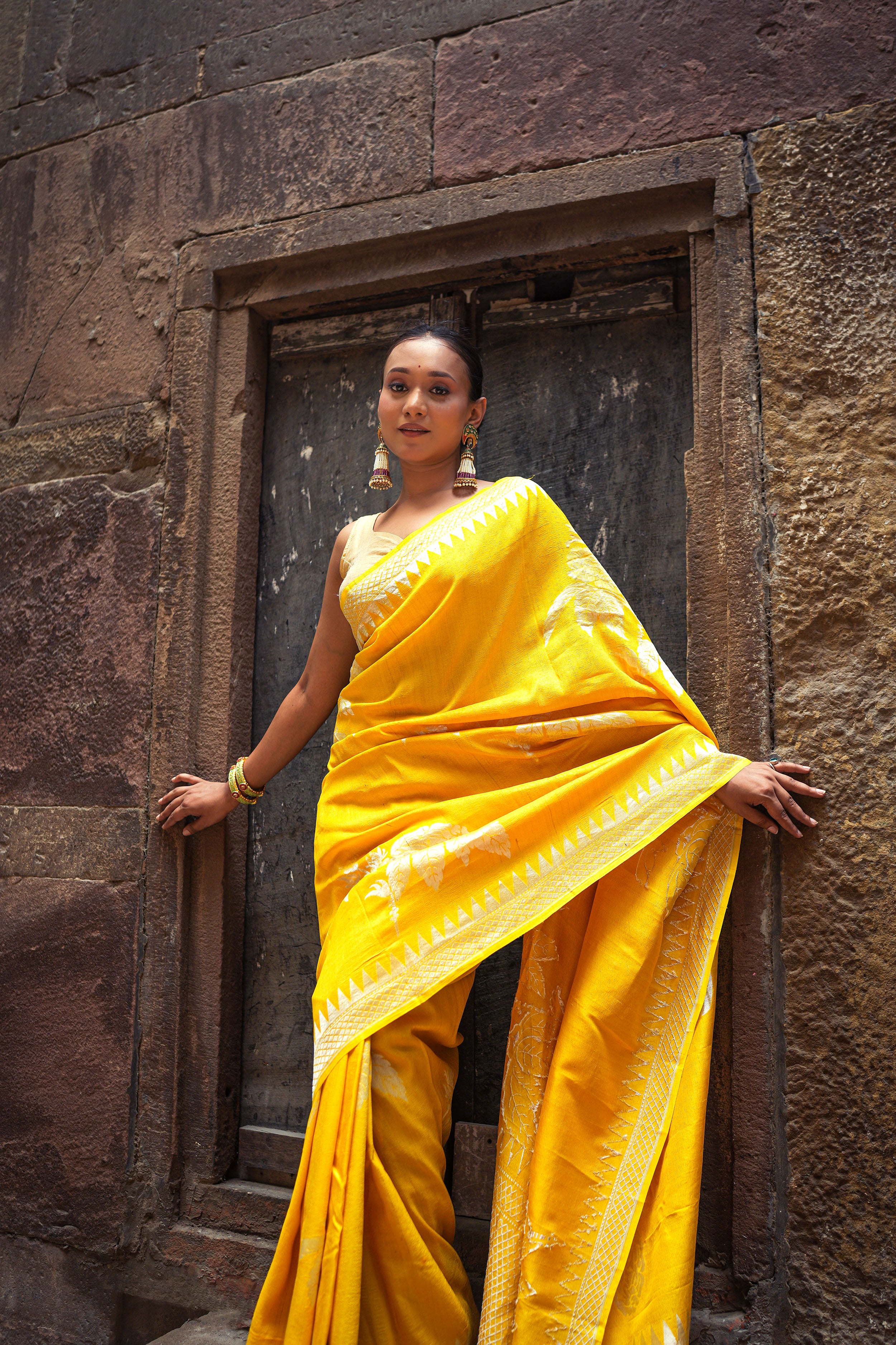 Tussar Georgette Saree