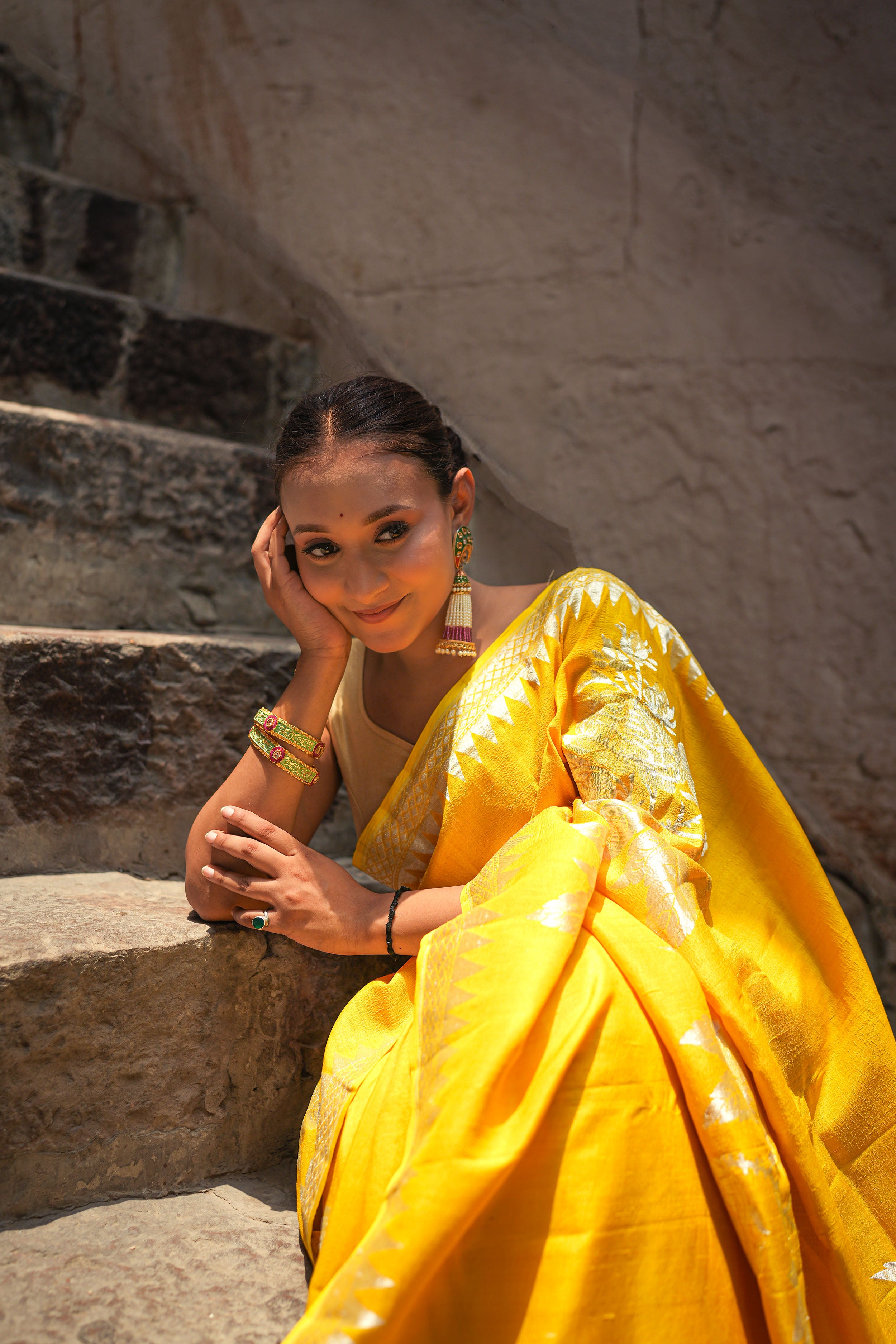 Tussar Georgette Saree