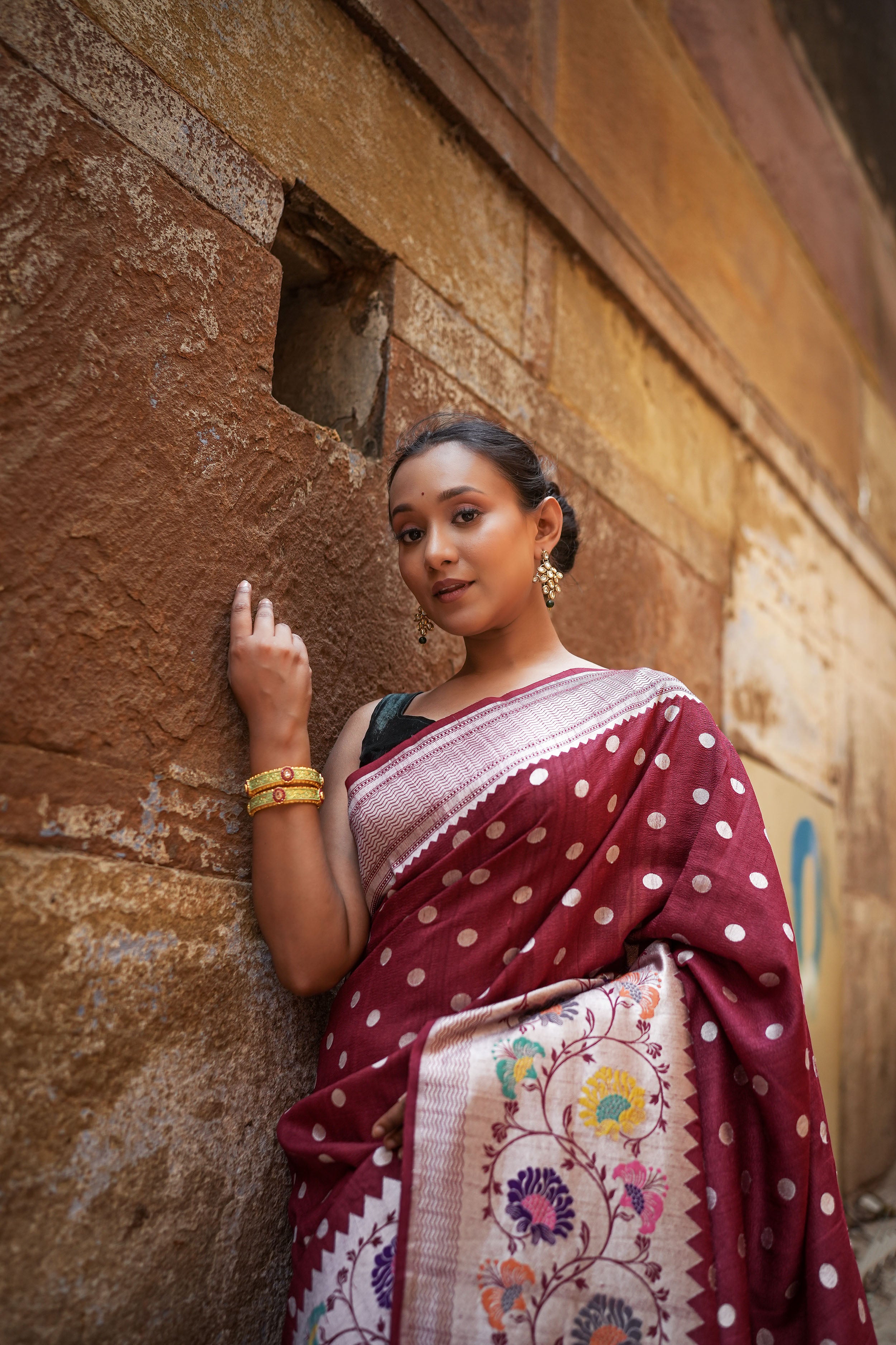 Tussar Georgette Saree