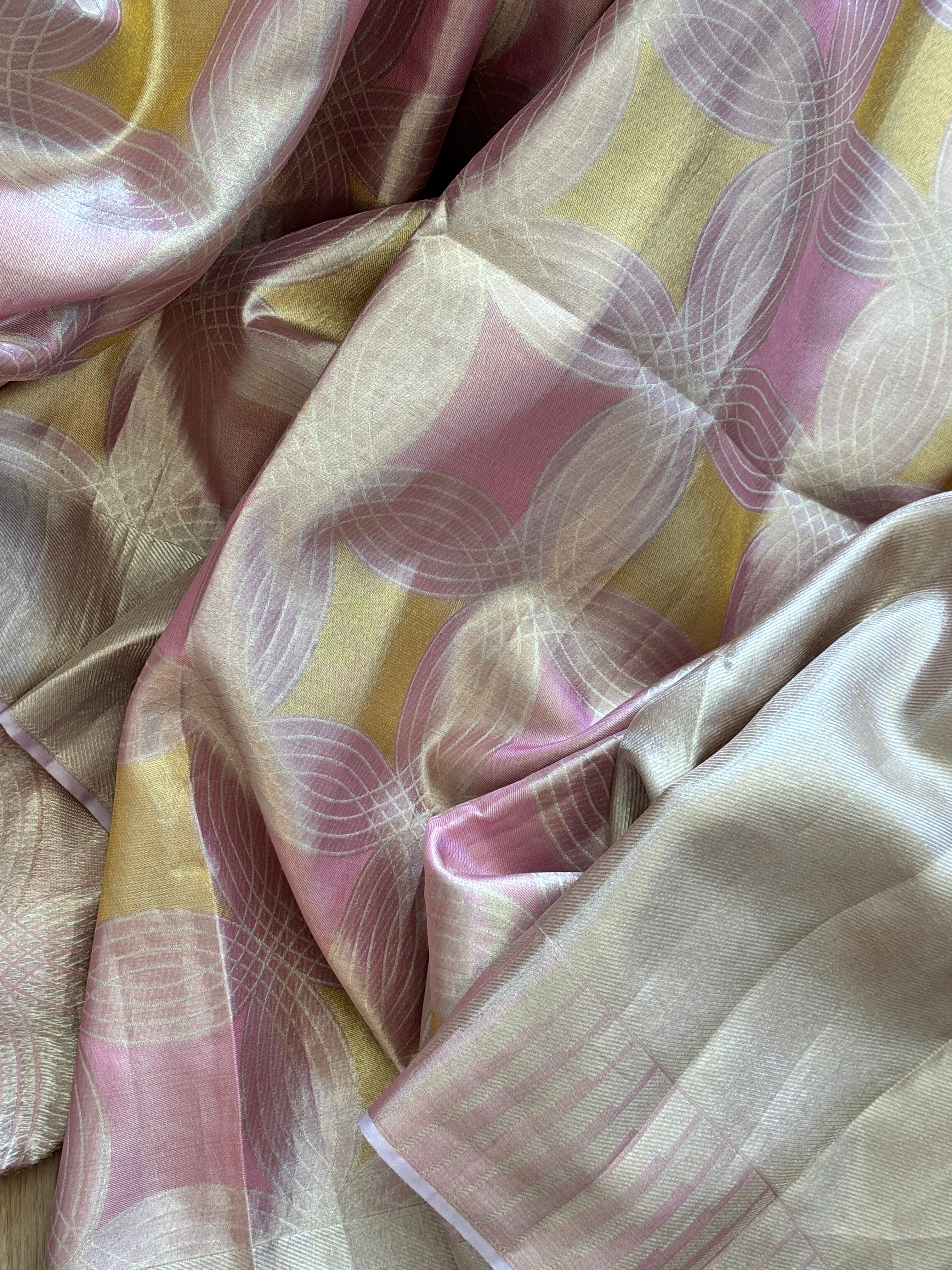 Kanjeevaram Tissue Pure Handloom Silk Saree