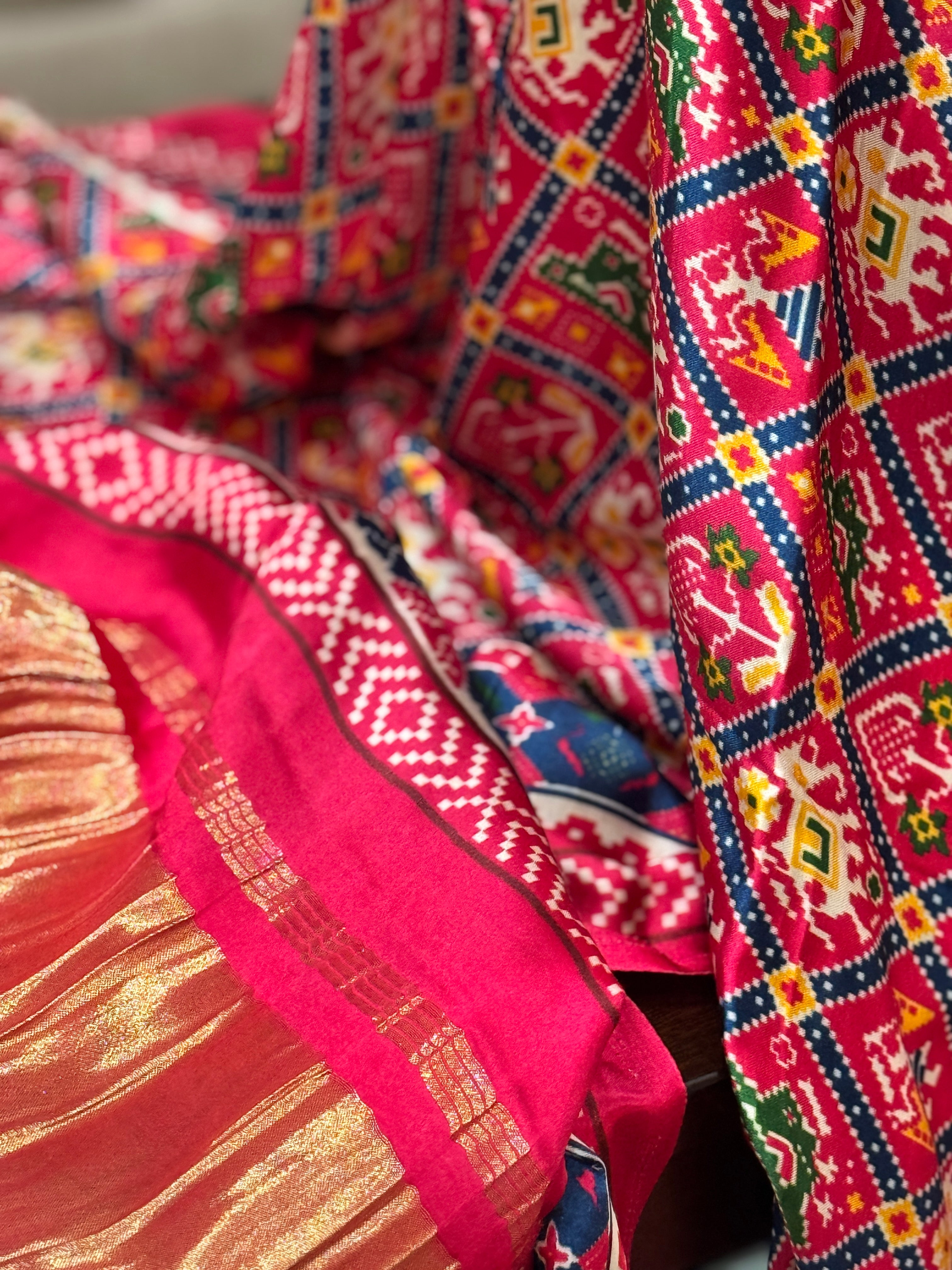 Gajji Silk dupatta - blue