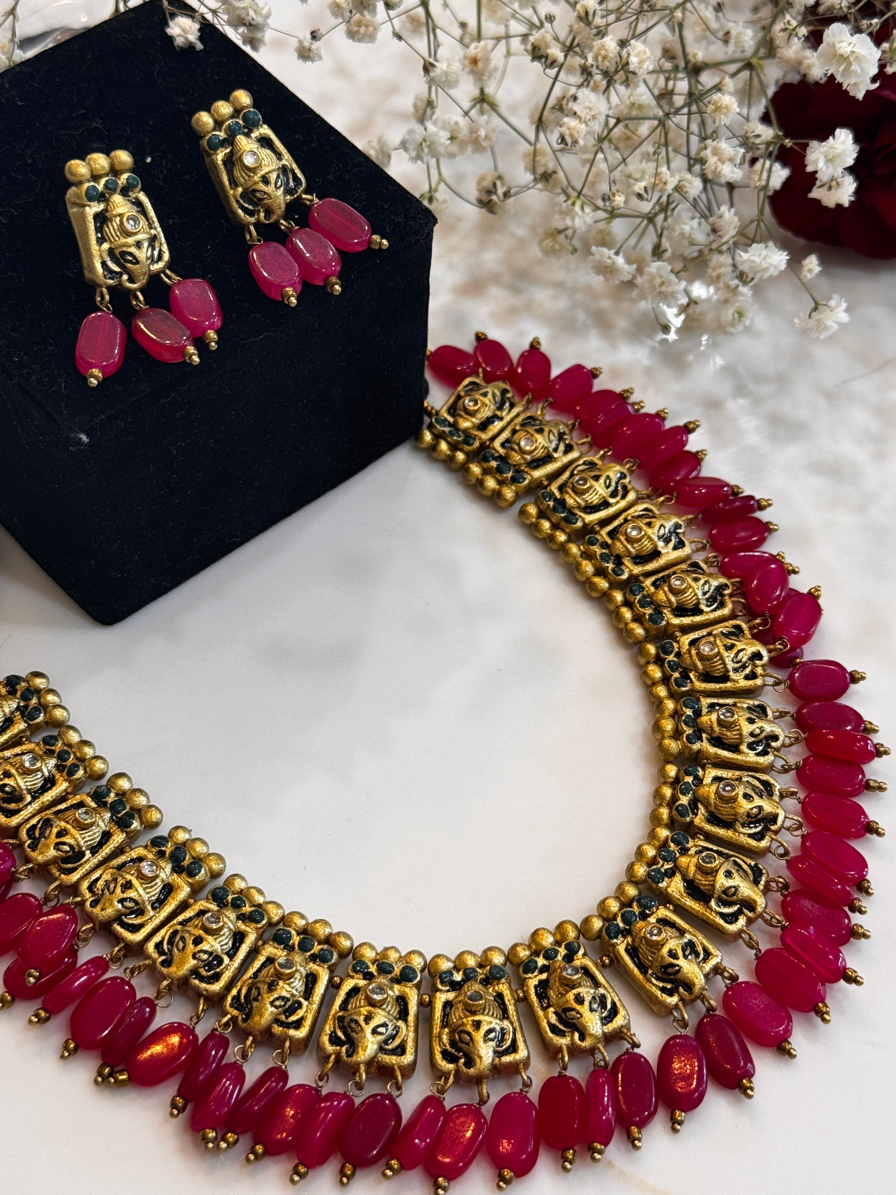 Terracotta Handmade Jewelery - maithili