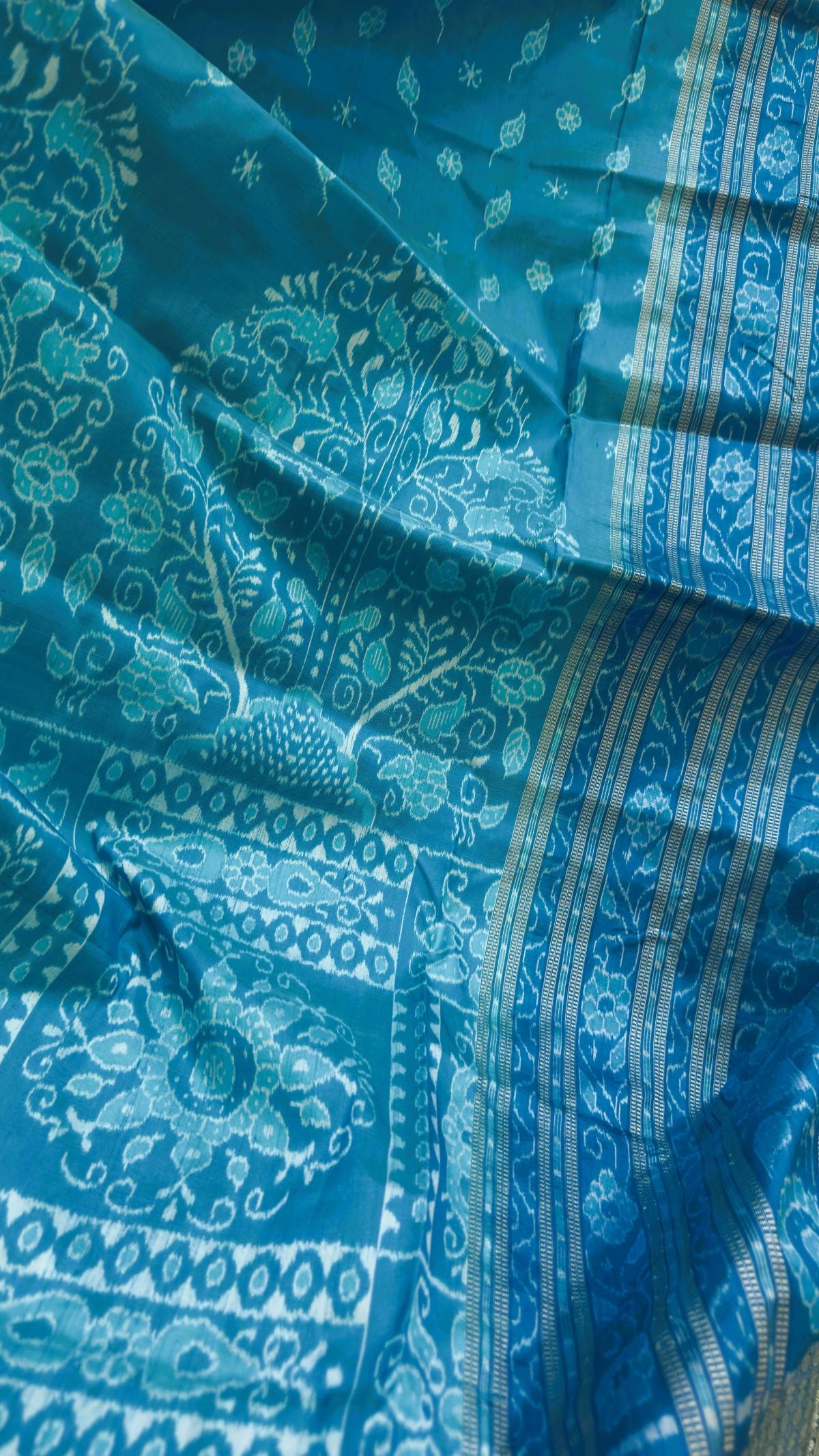 Odisha Full Body Bandha Sambalpuri Silk Handloom Saree