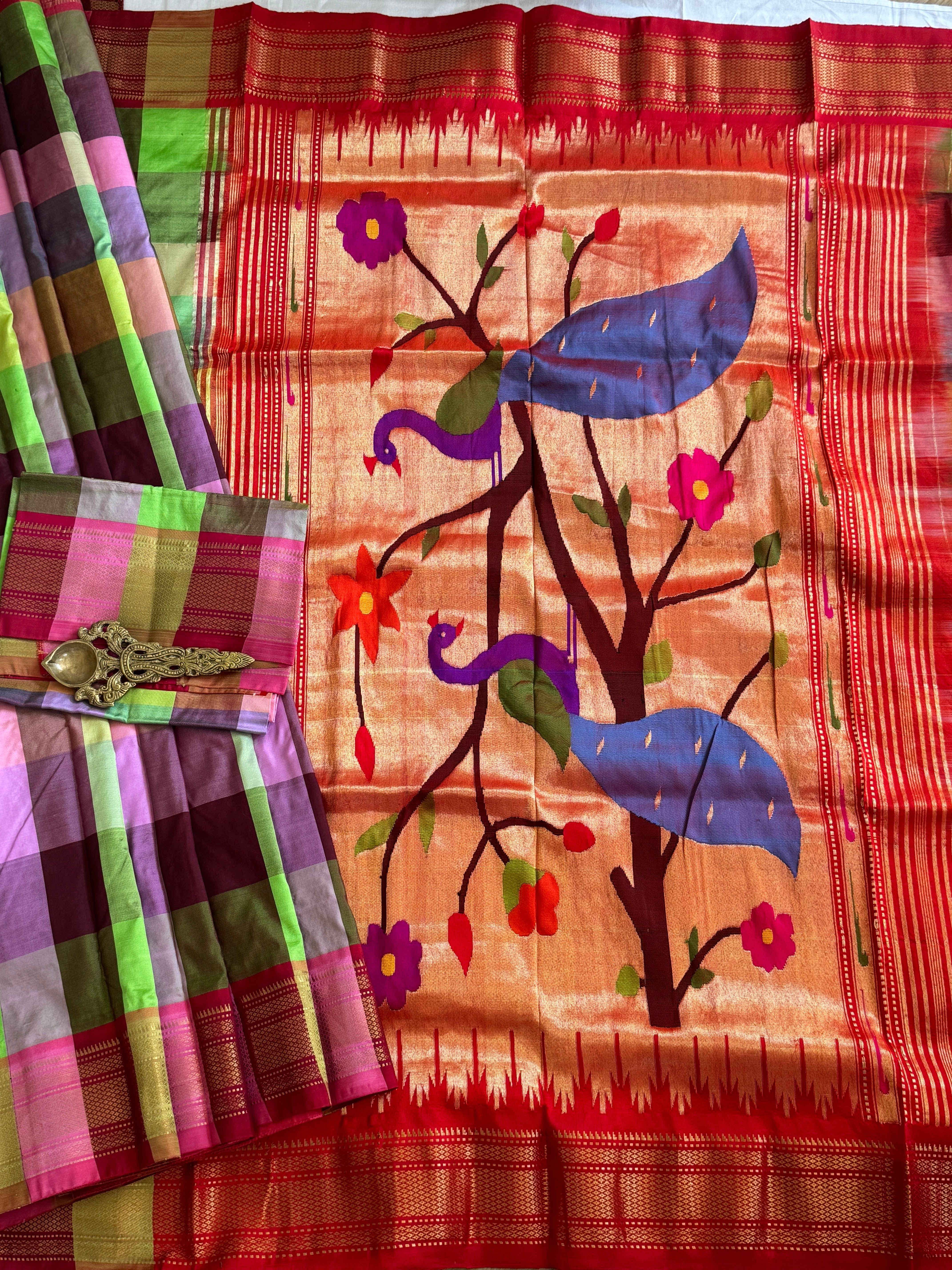 Paithani Pure silk handloom saree