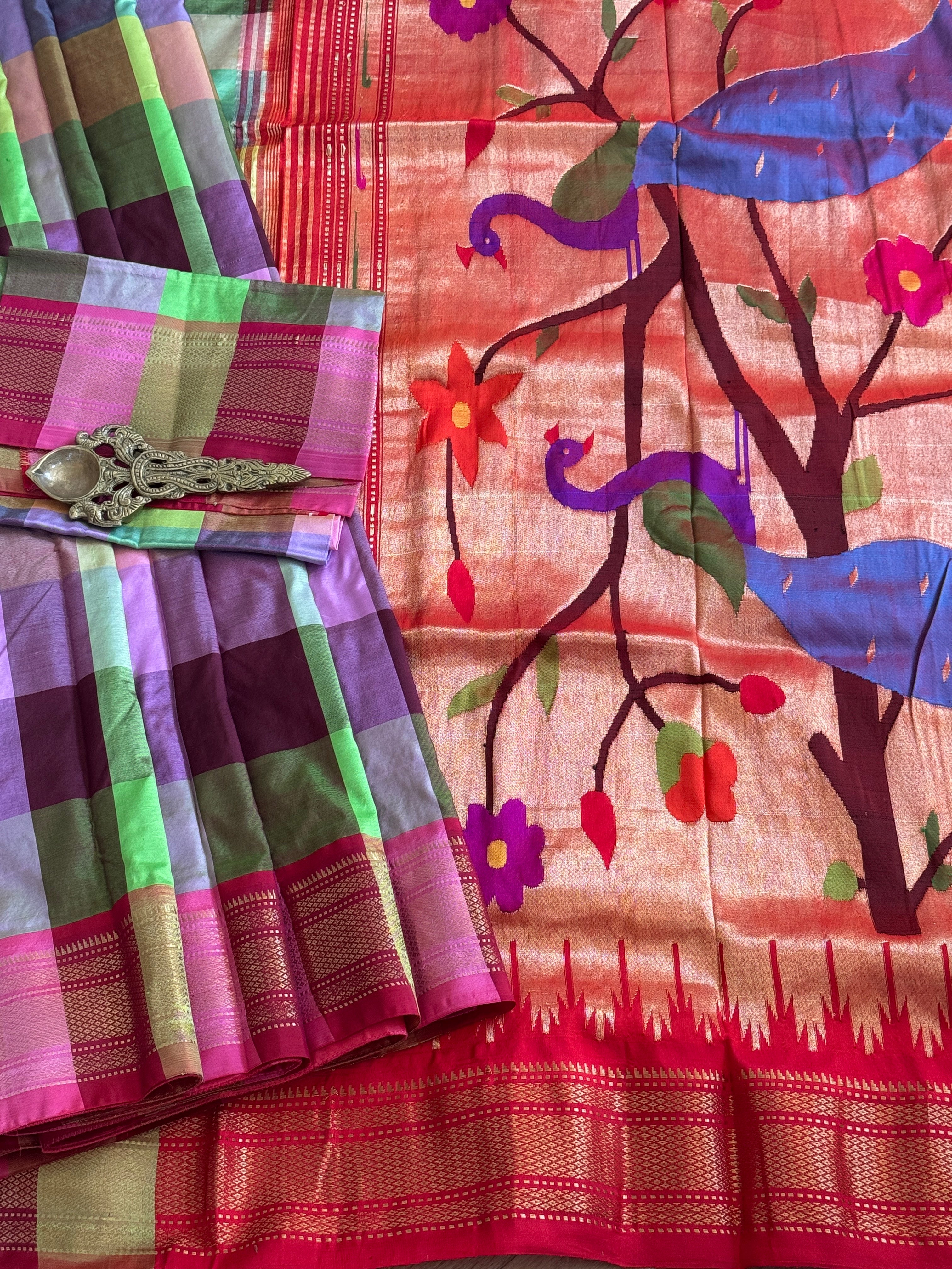 Paithani Pure silk handloom saree