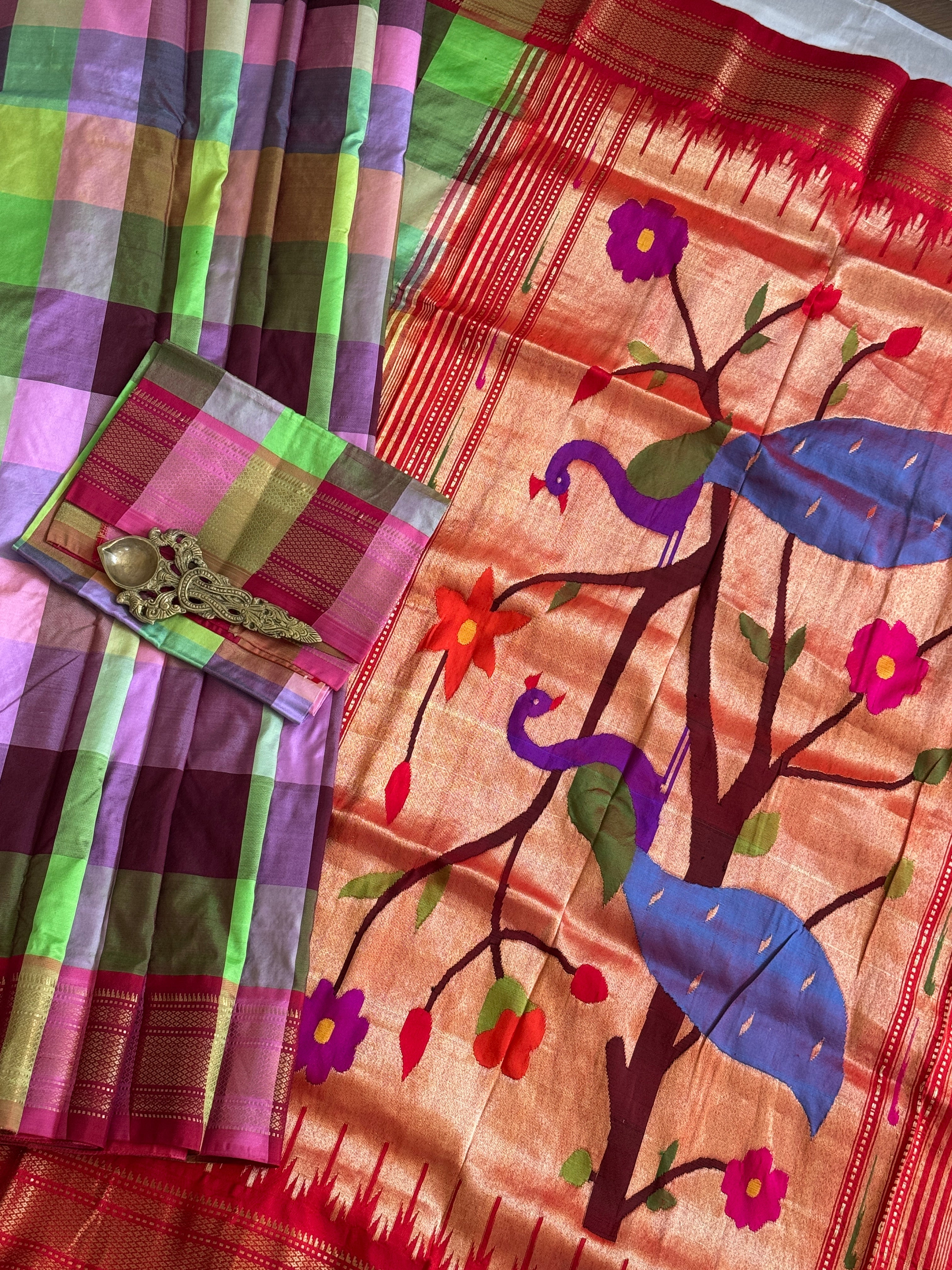 Paithani Pure silk handloom saree