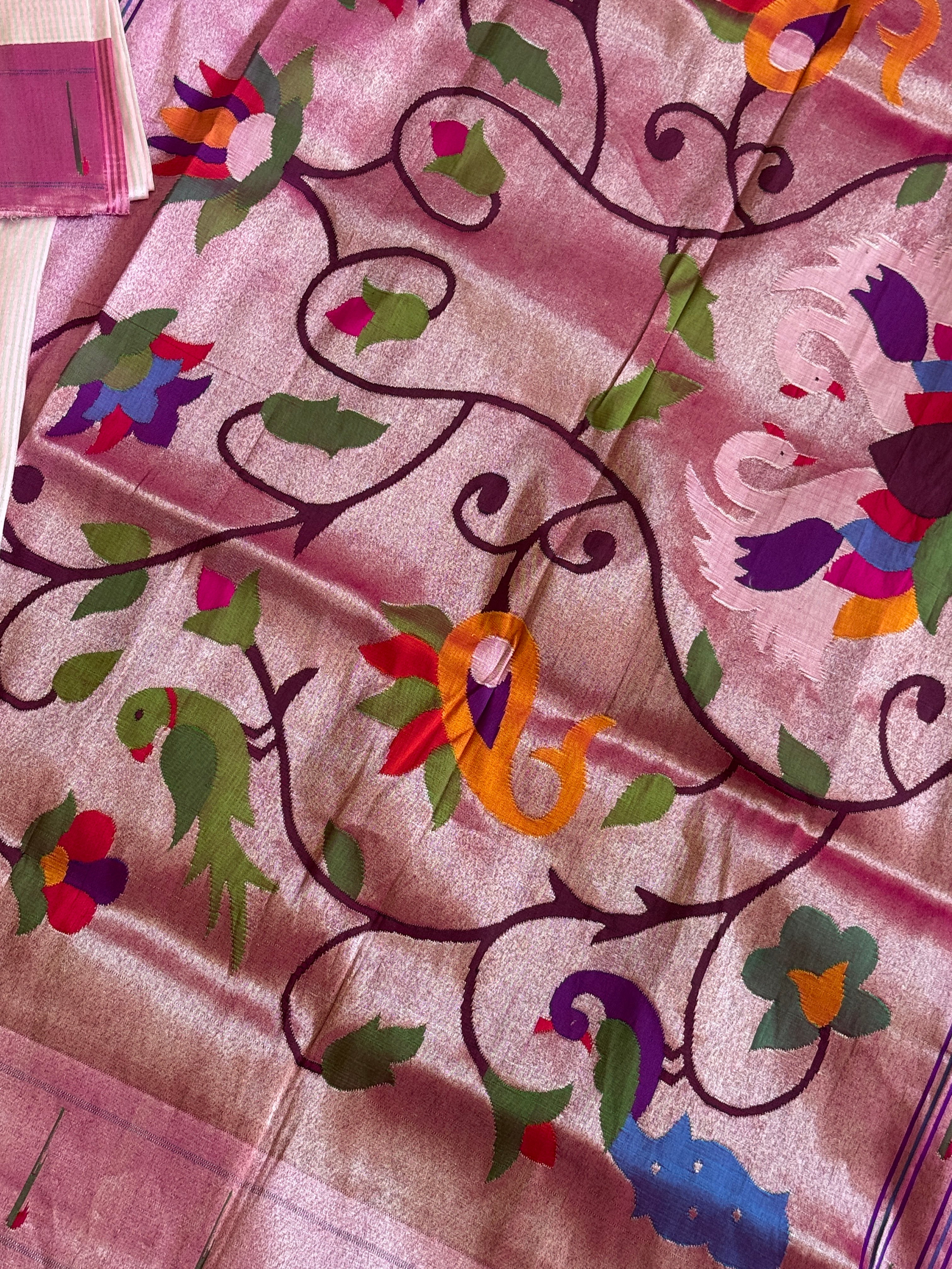 Paithani Pure silk handloom saree