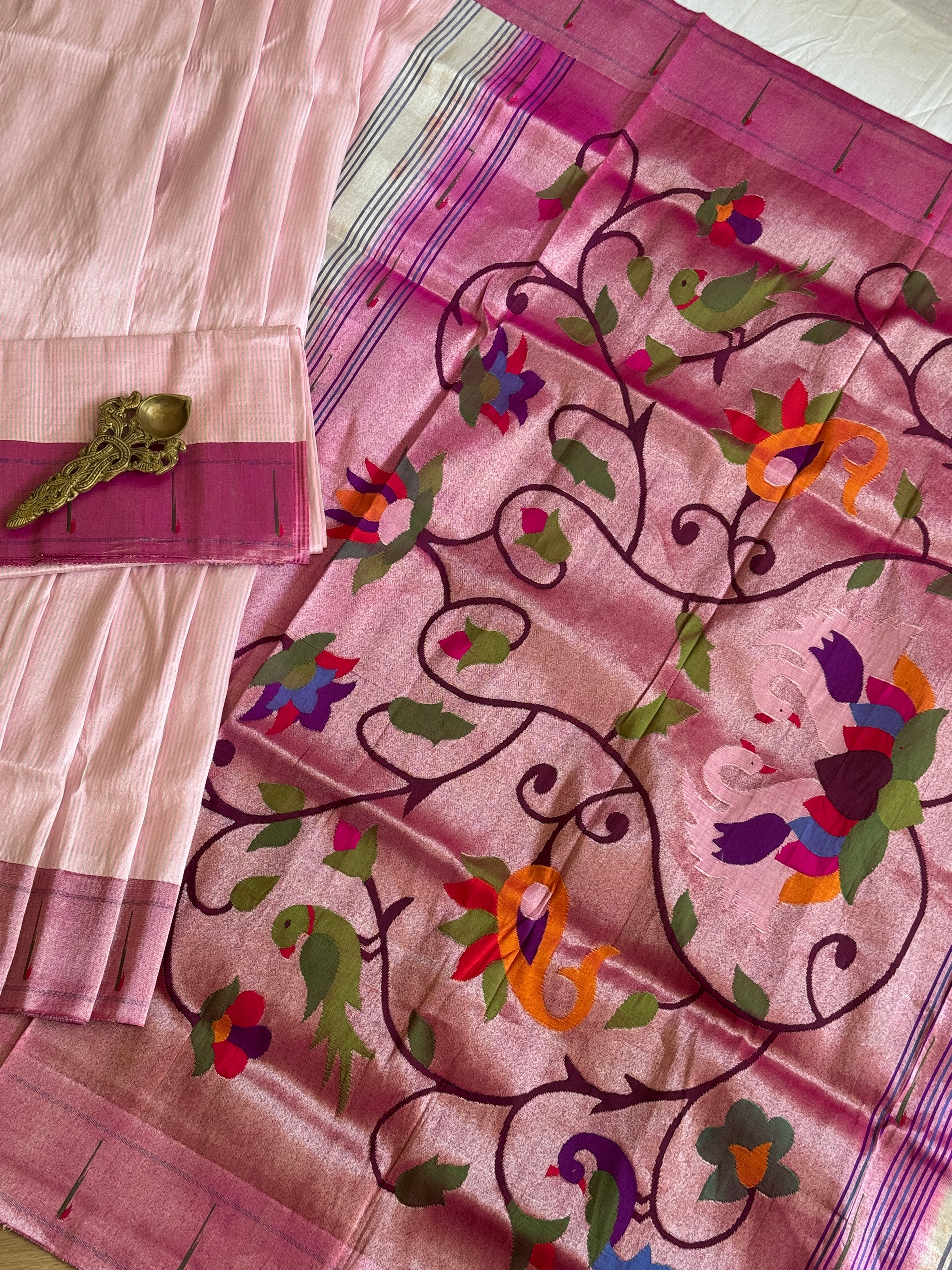 Paithani Pure silk handloom saree