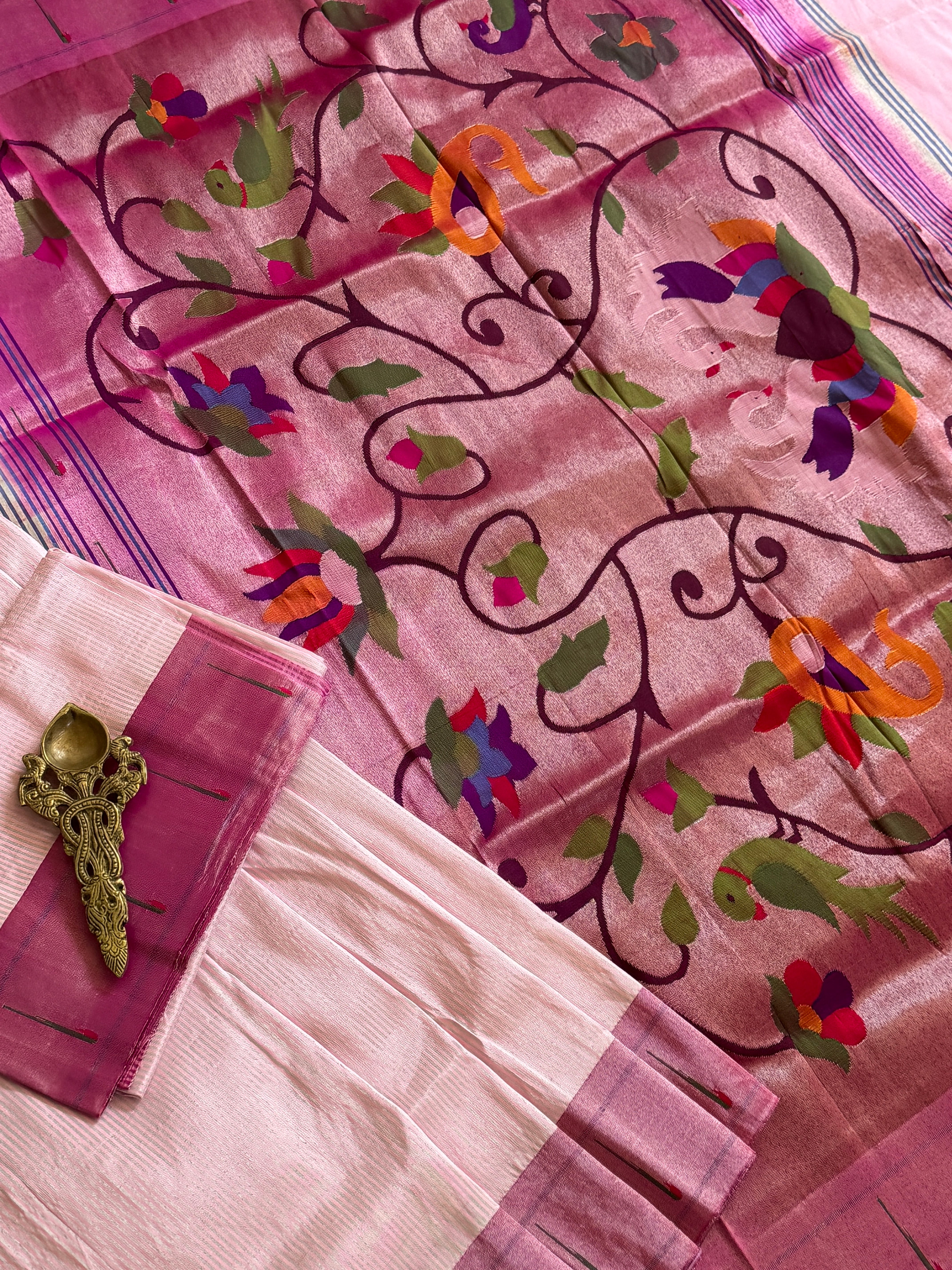 Paithani Pure silk handloom saree