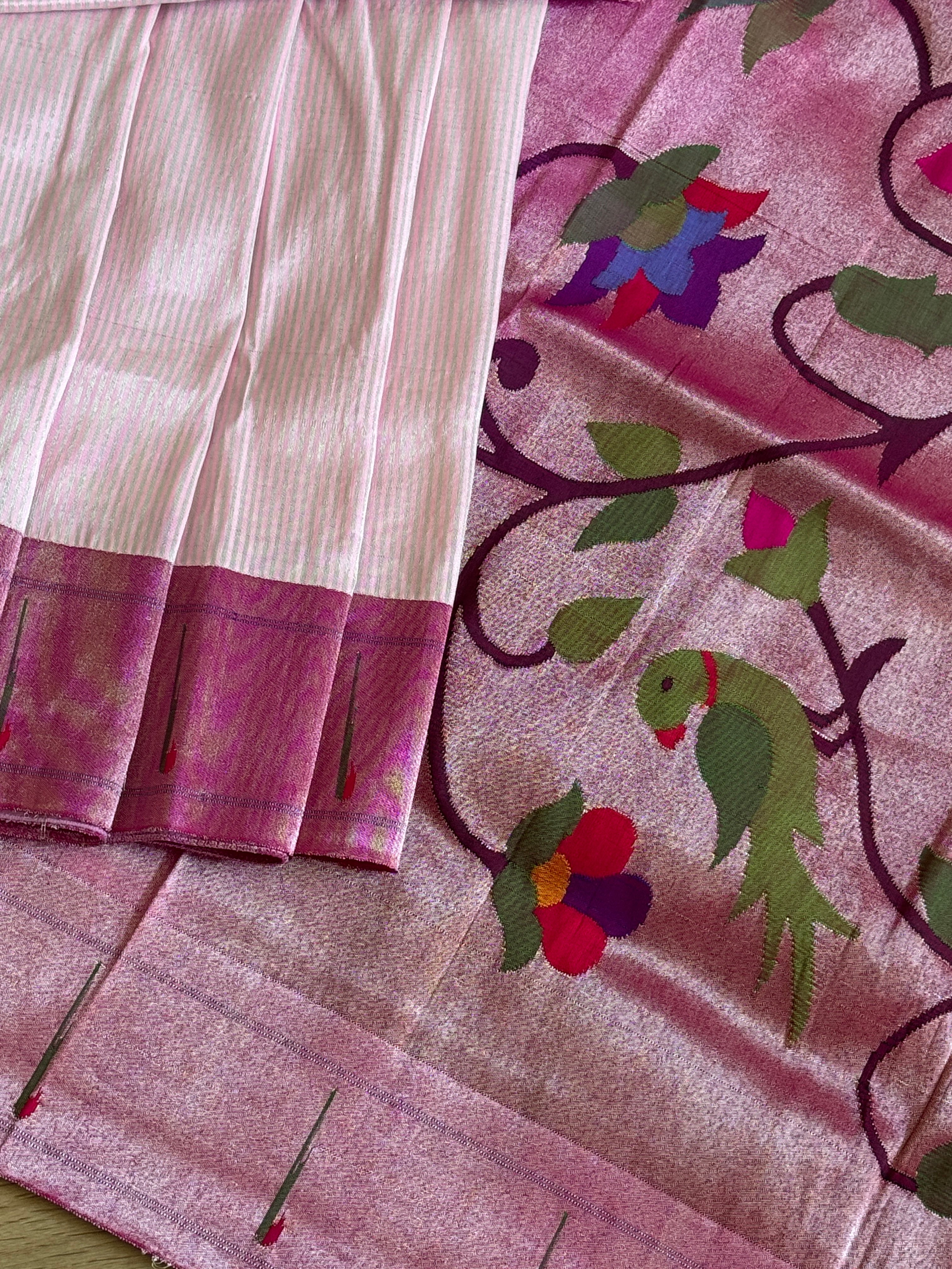 Paithani Pure silk handloom saree