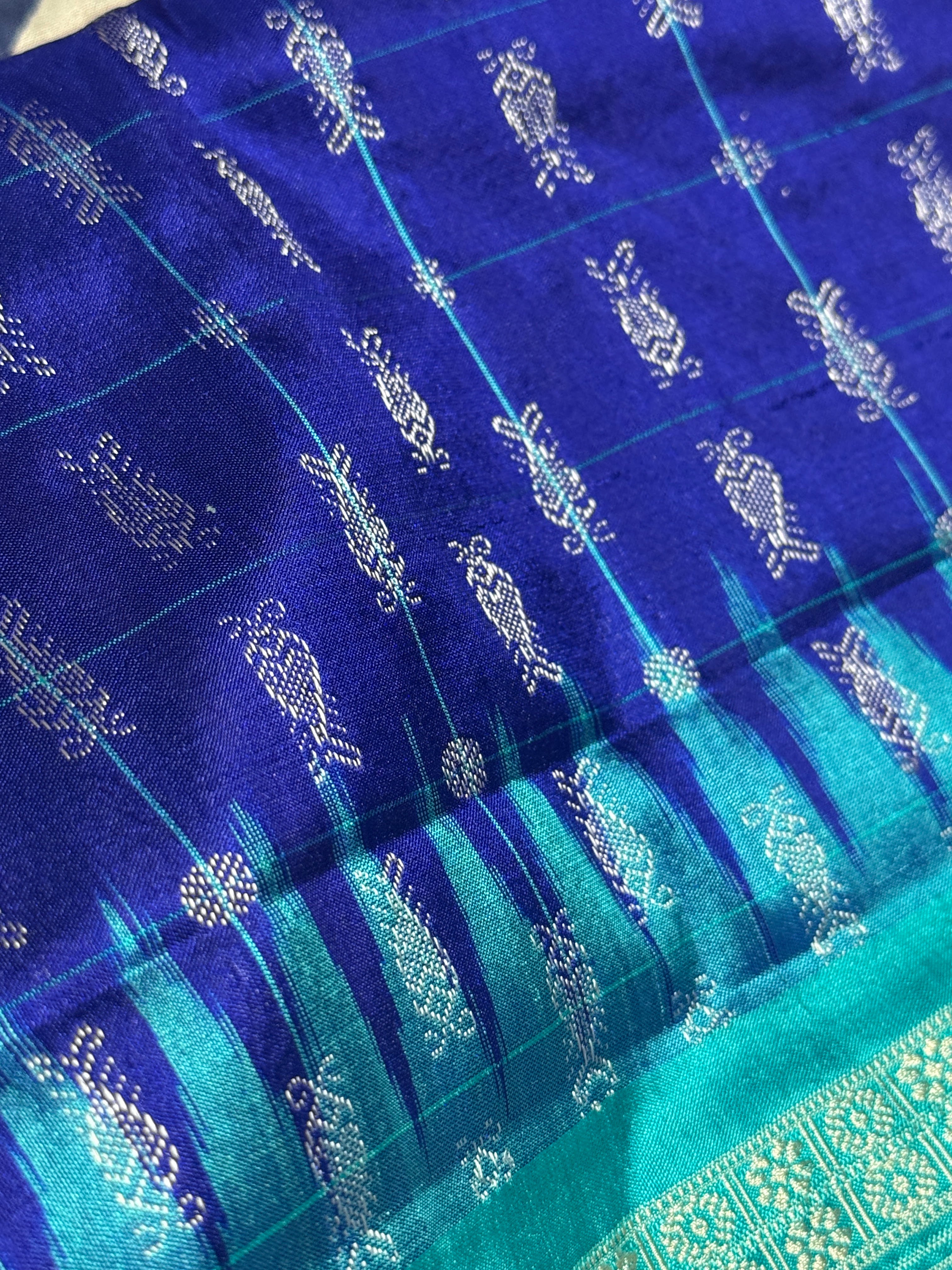 Odisha Hazar Butta Mulberry Silk Handloom Saree