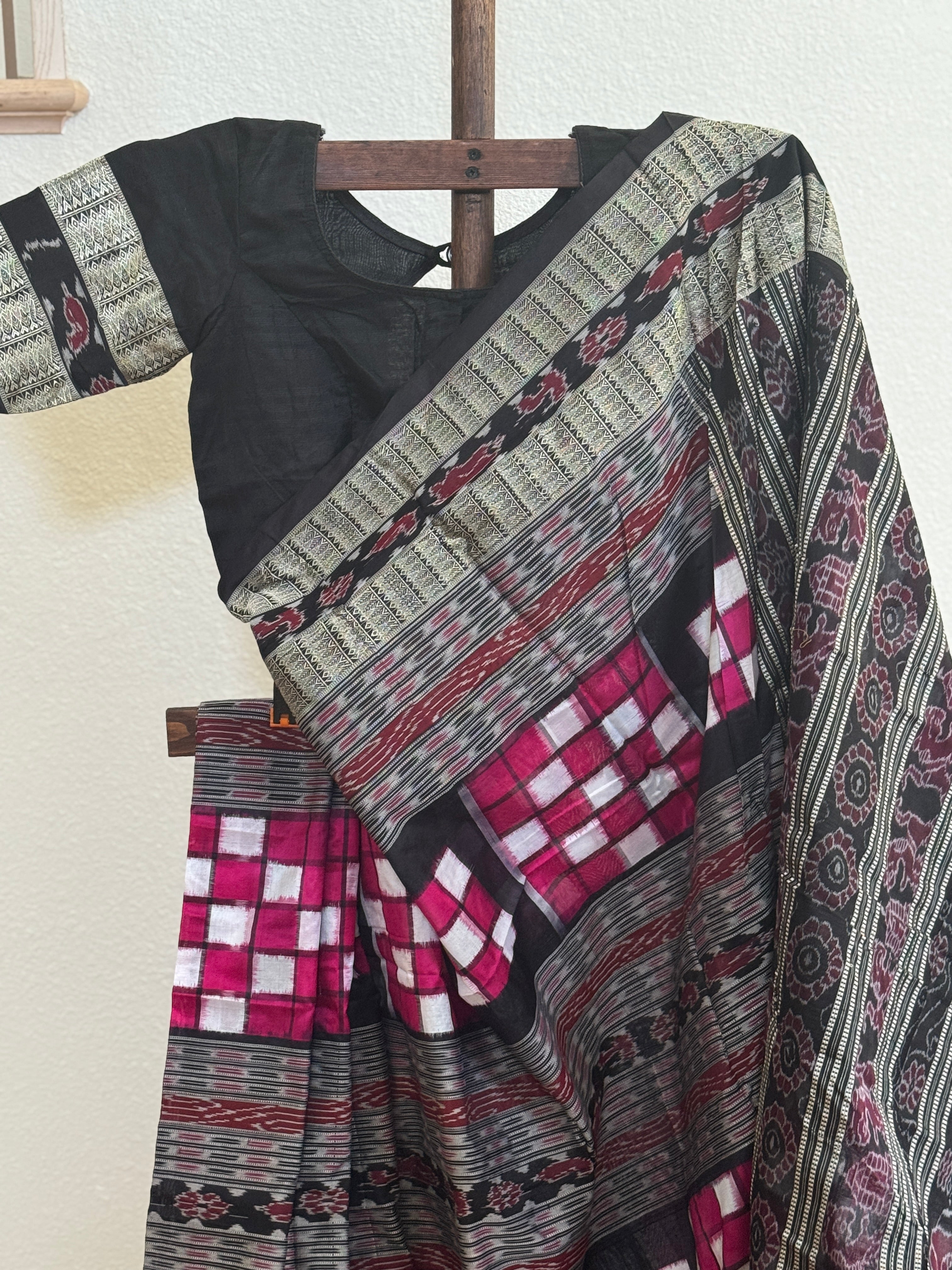 Odisha Bichritrapuri Sambalpuri Silk Handloom Saree