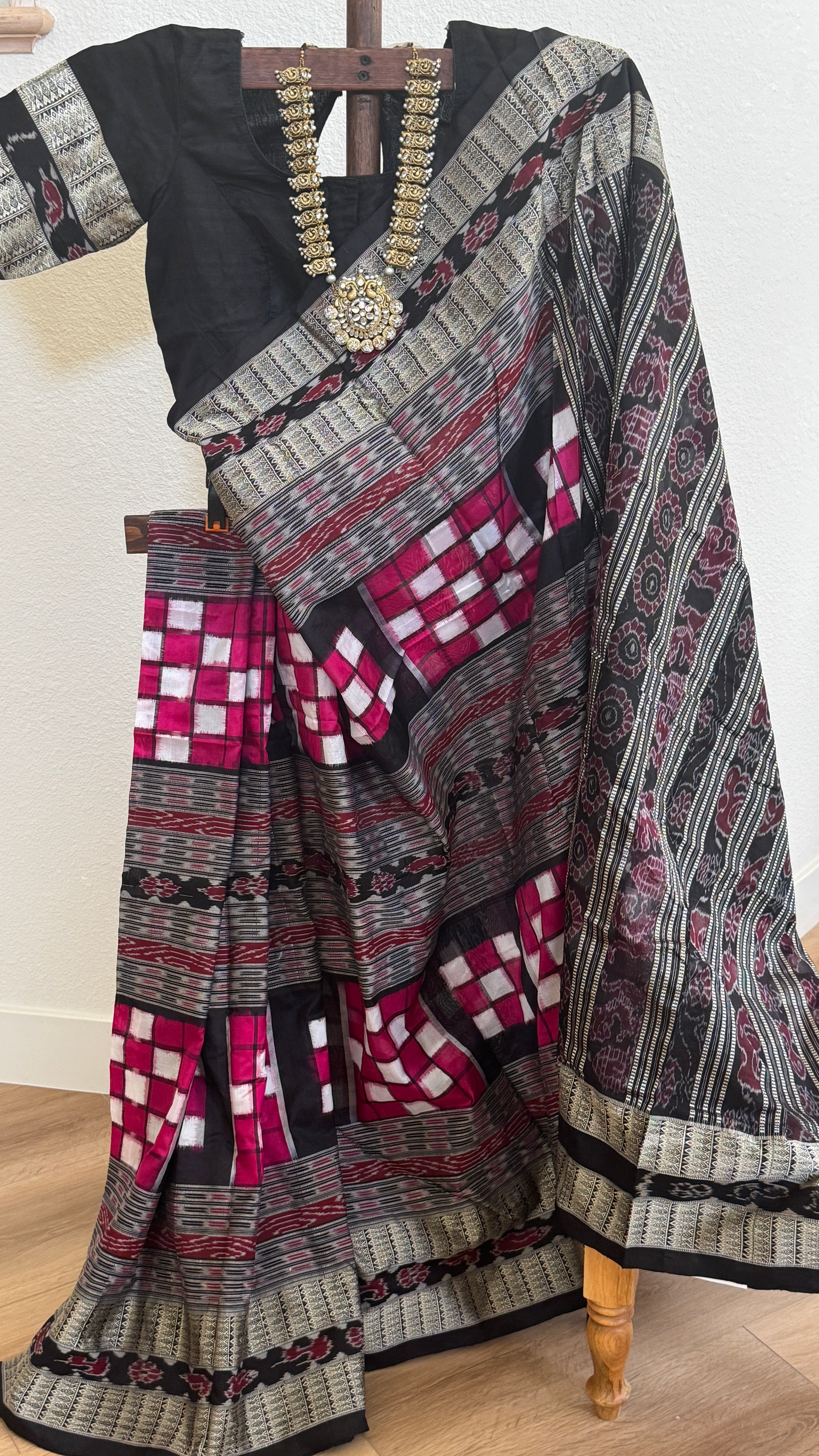 Odisha Bichritrapuri Sambalpuri Silk Handloom Saree