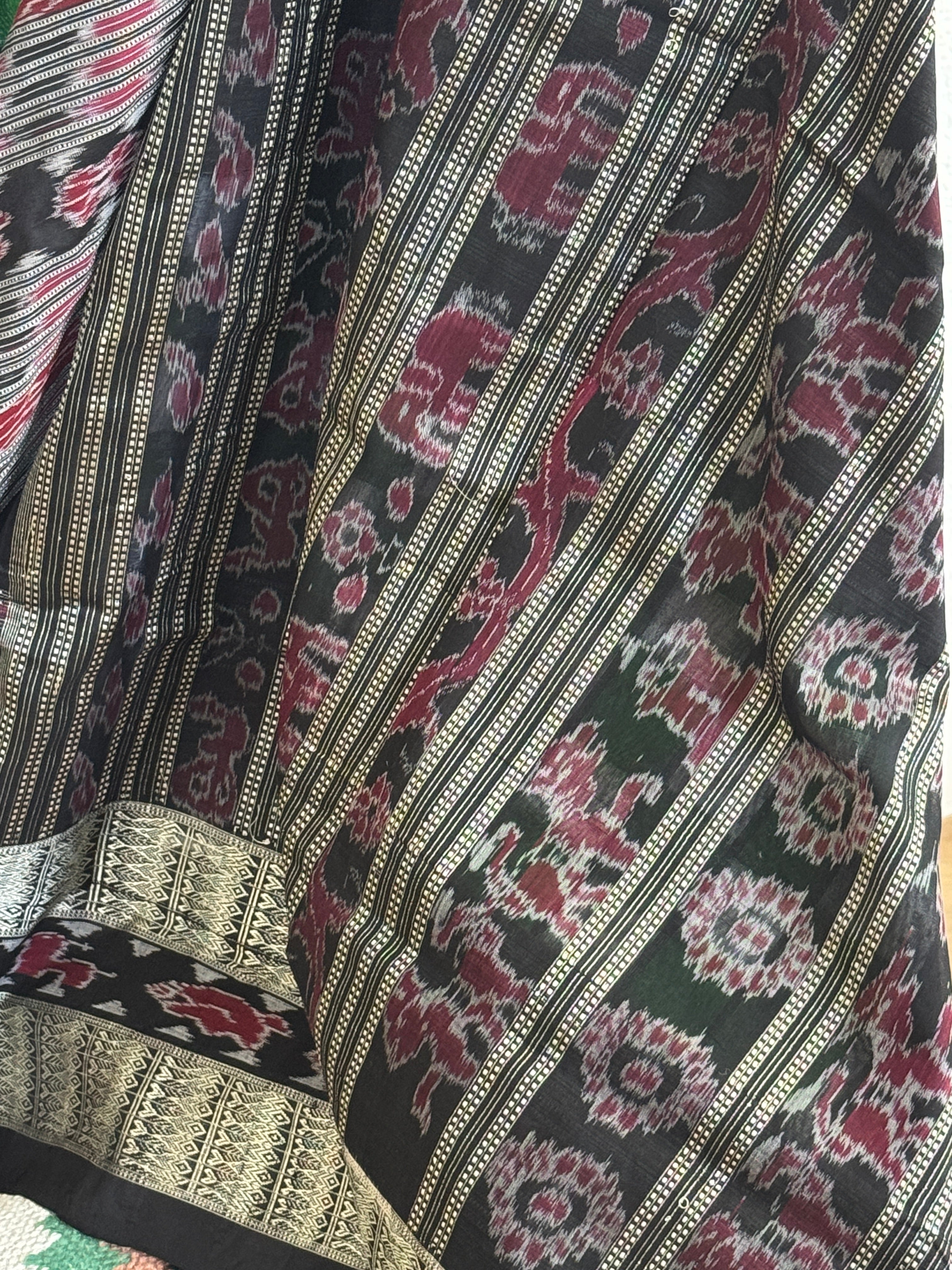 Odisha Bichritrapuri Sambalpuri Silk Handloom Saree