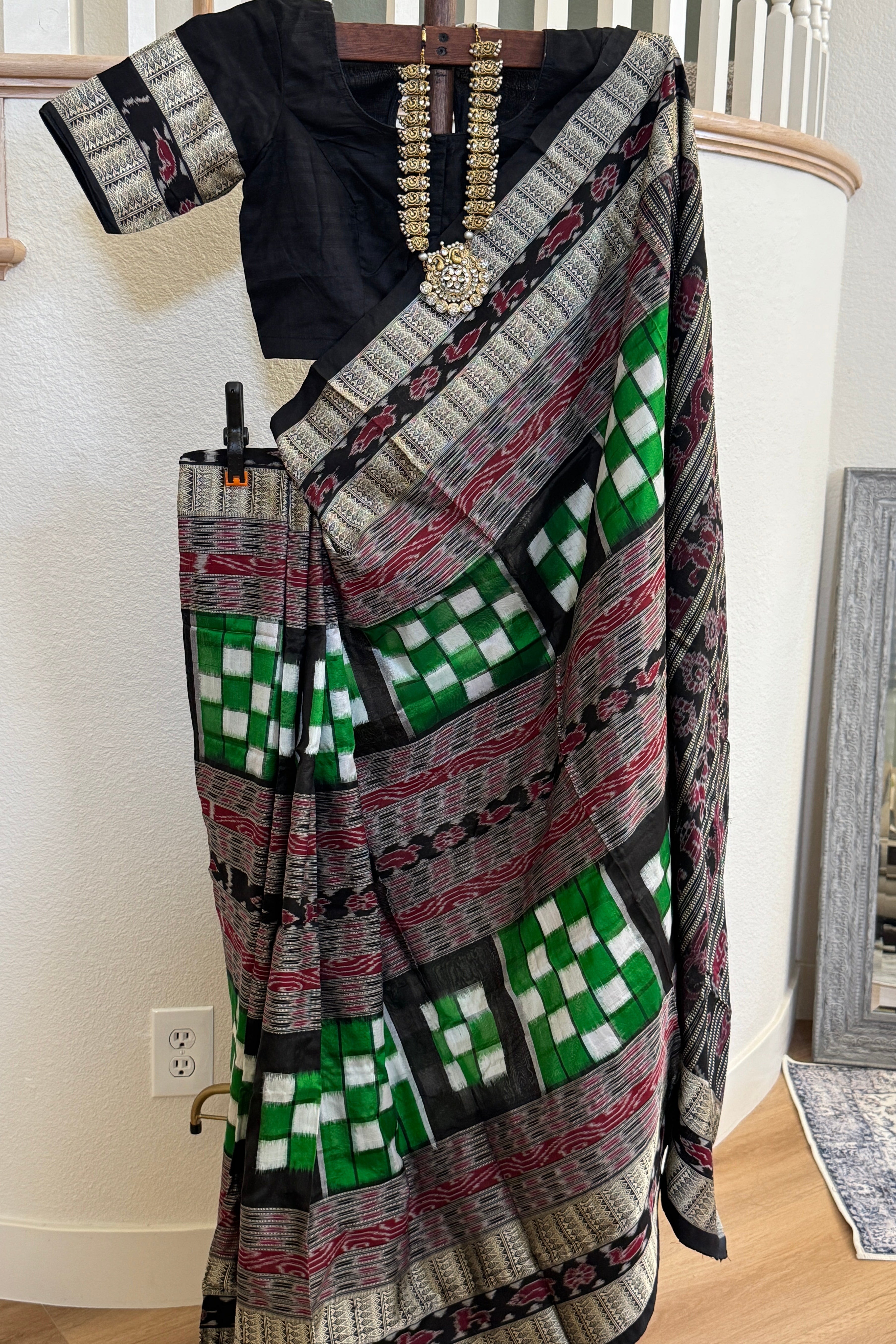 Odisha Bichritrapuri Sambalpuri Silk Handloom Saree