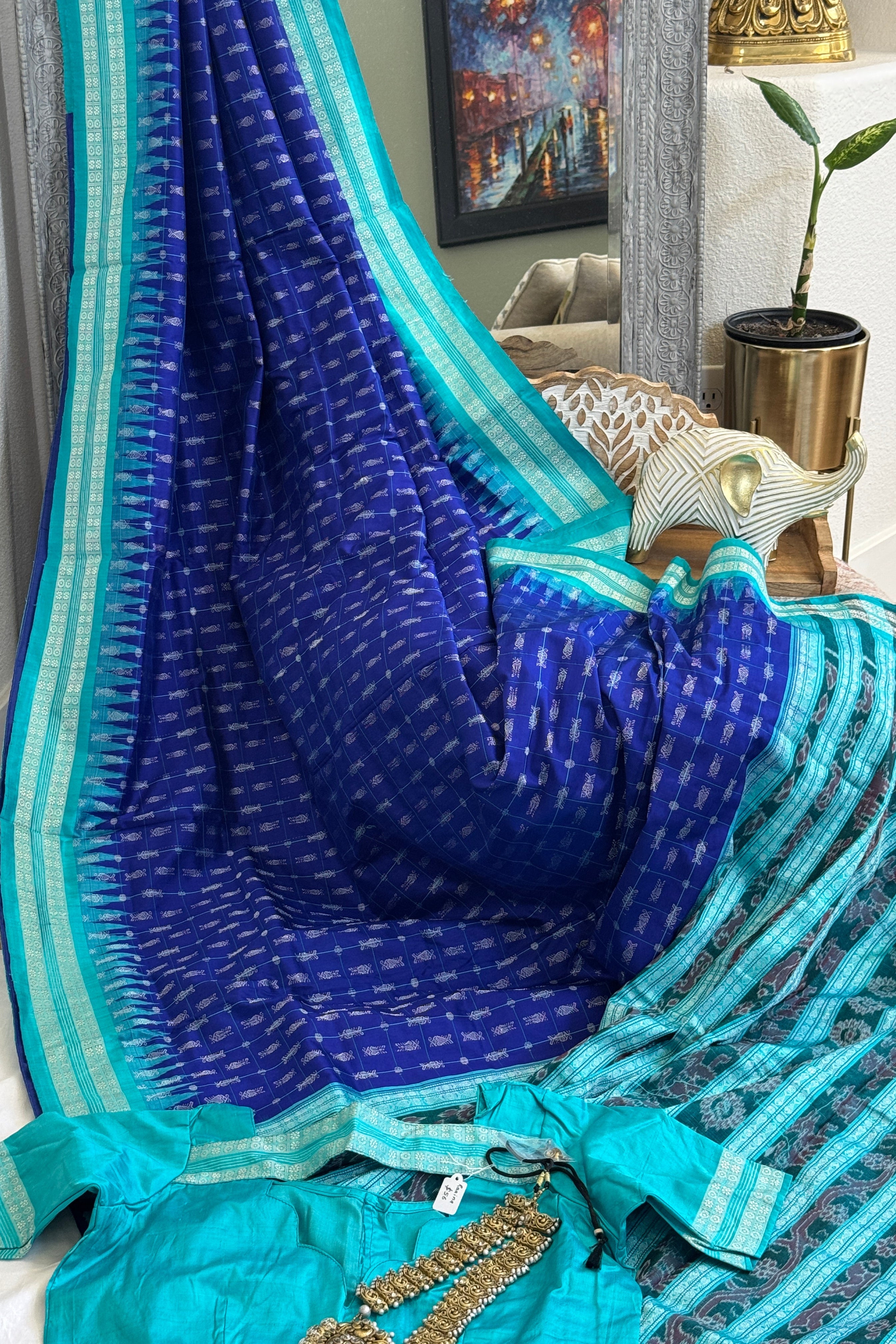 Odisha Hazar Butta Mulberry Silk Handloom Saree