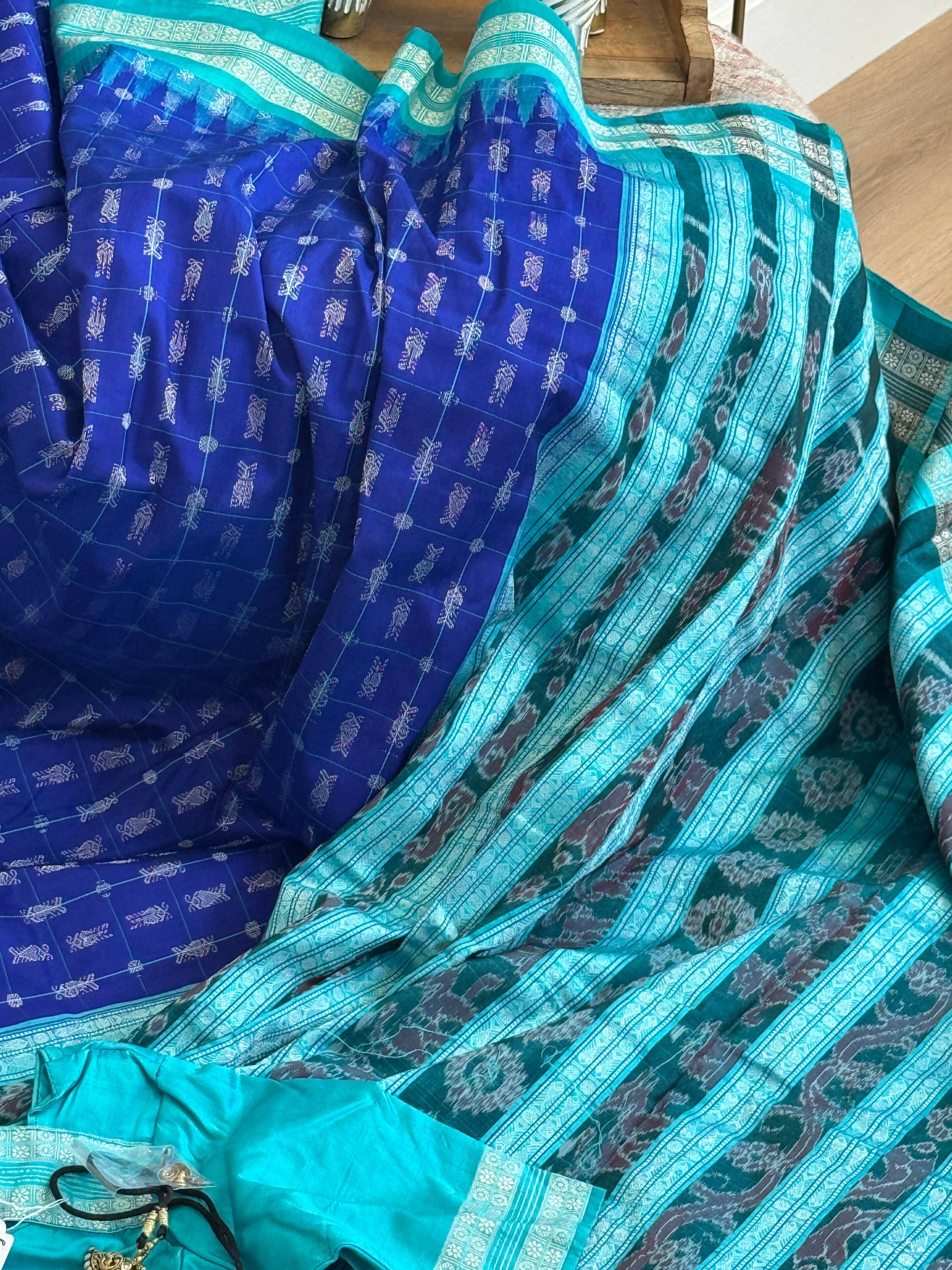 Odisha Hazar Butta Mulberry Silk Handloom Saree