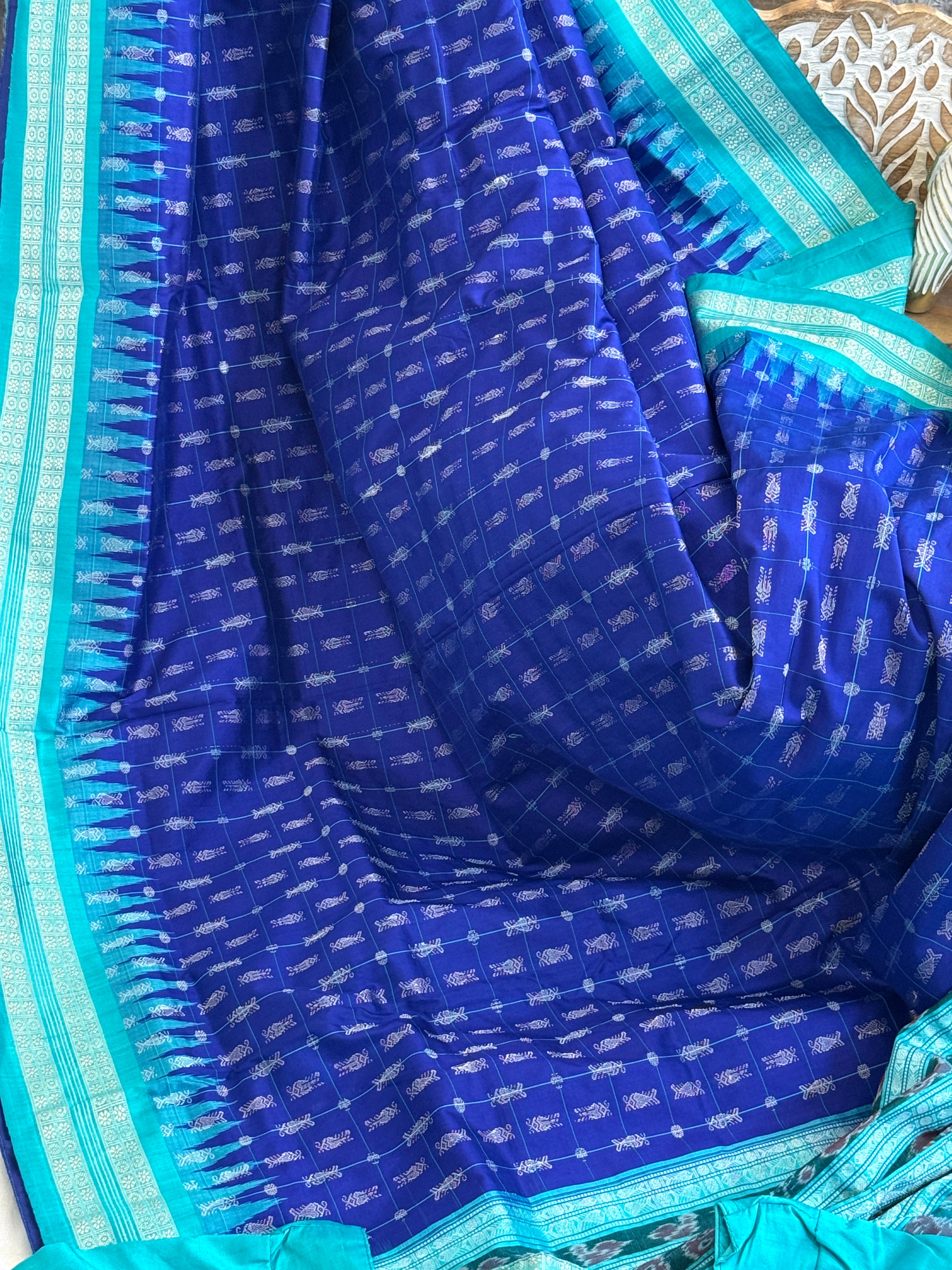 Odisha Hazar Butta Mulberry Silk Handloom Saree