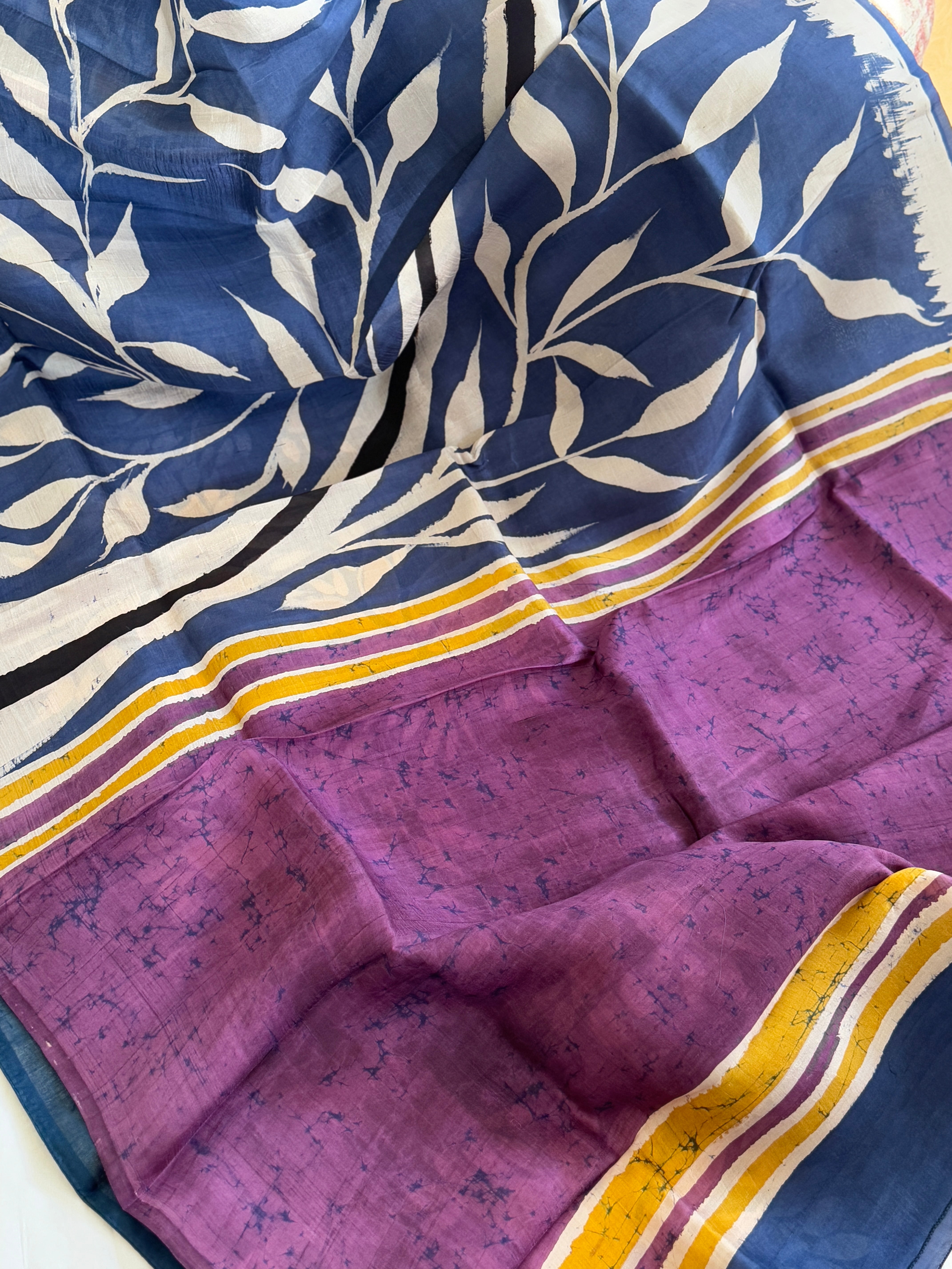 Hand Batik Pure Silk Saree
