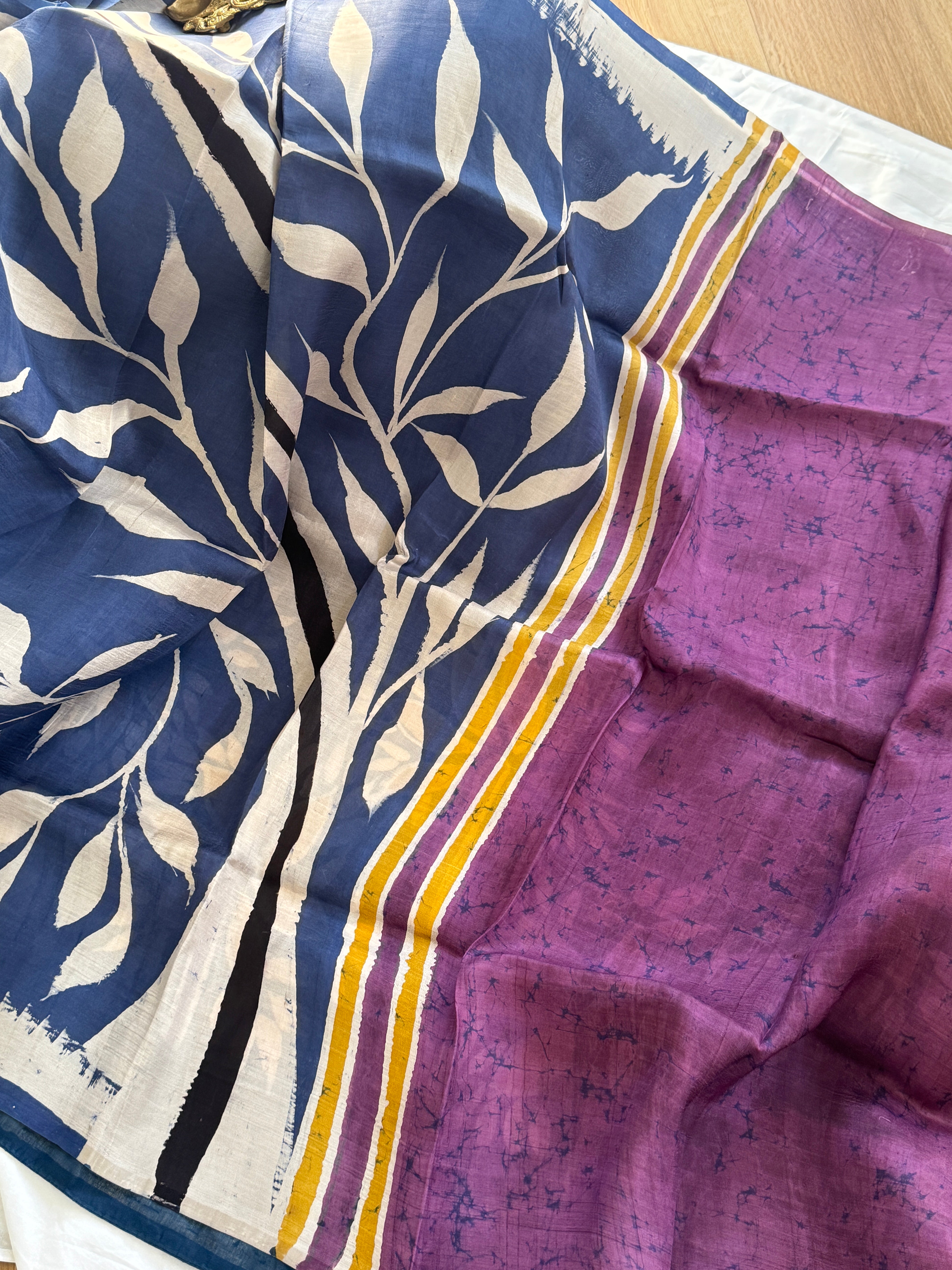 Hand Batik Pure Silk Saree