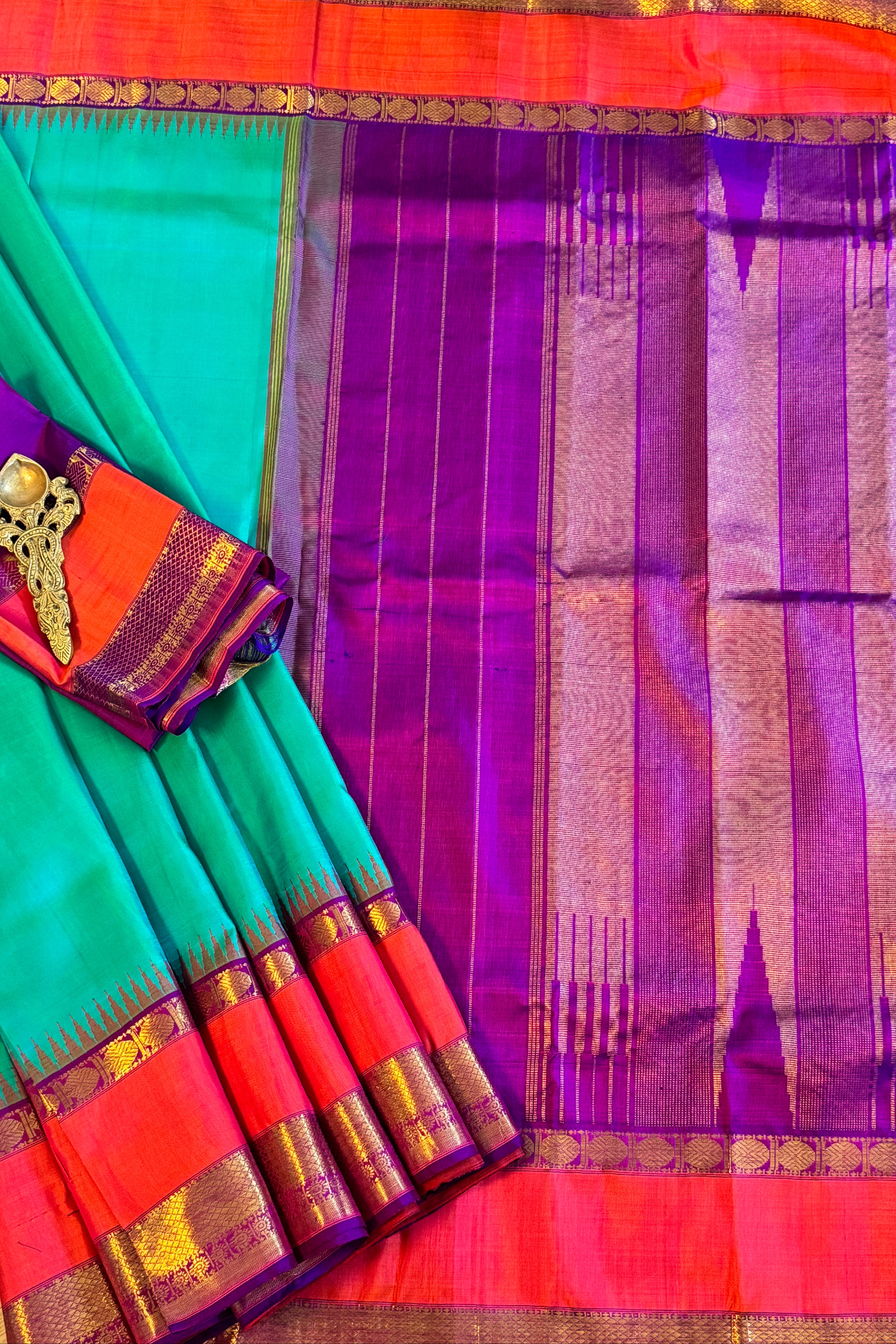 Kanjeevaram Handloom Pure Silk Saree