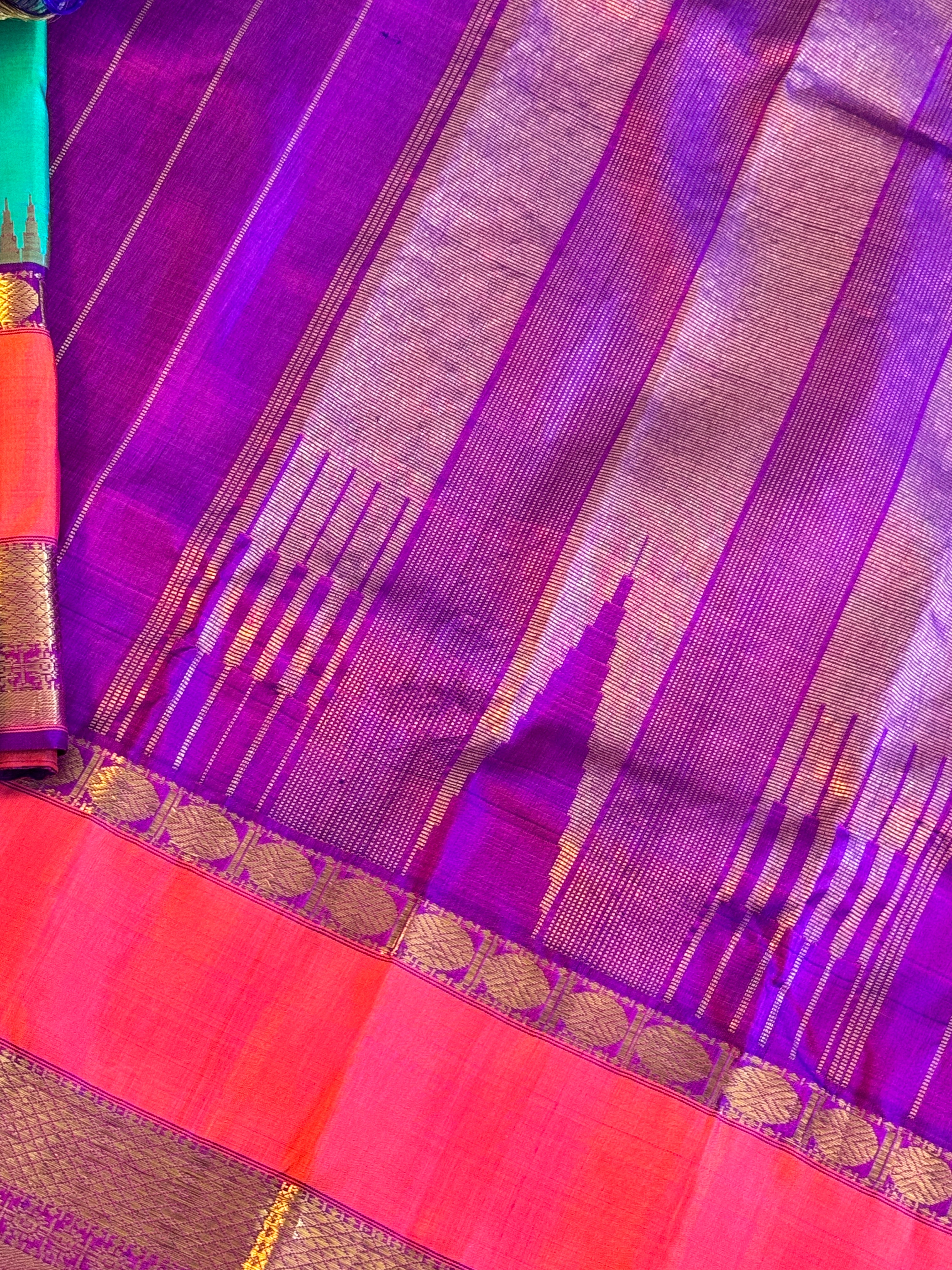 Kanjeevaram Handloom Pure Silk Saree