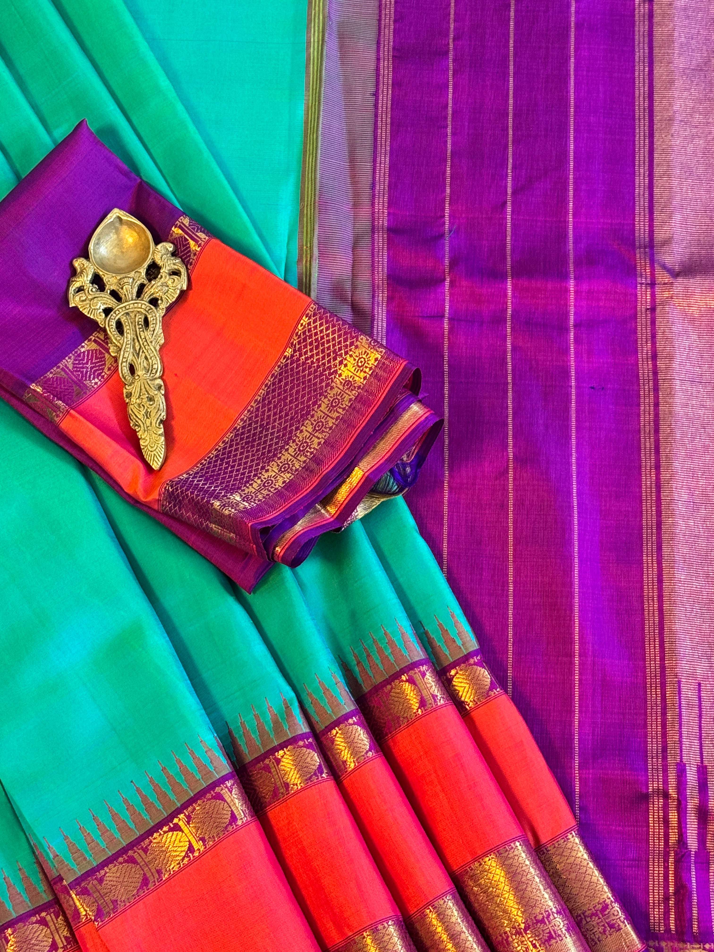 Kanjeevaram Handloom Pure Silk Saree
