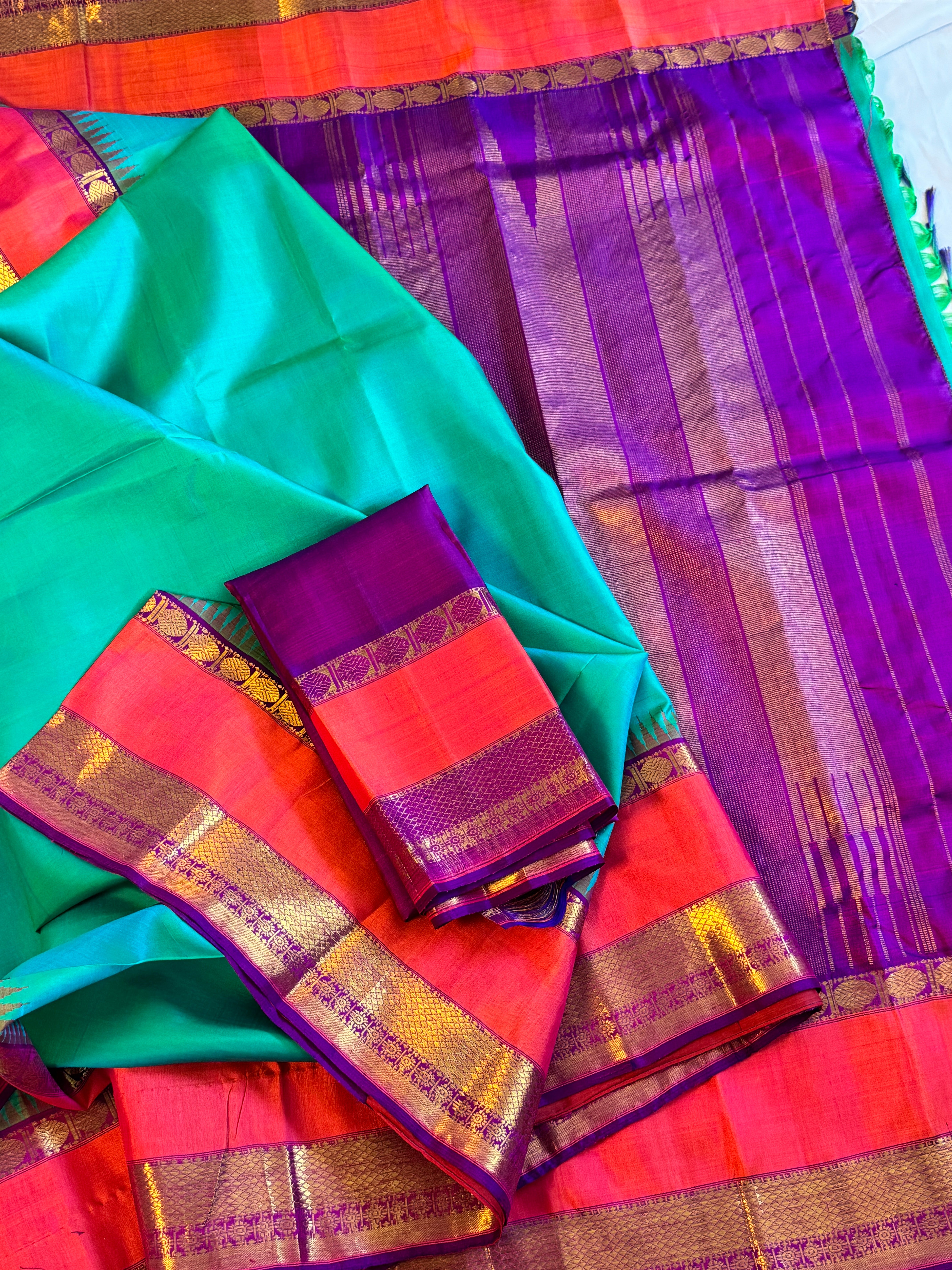 Kanjeevaram Handloom Pure Silk Saree