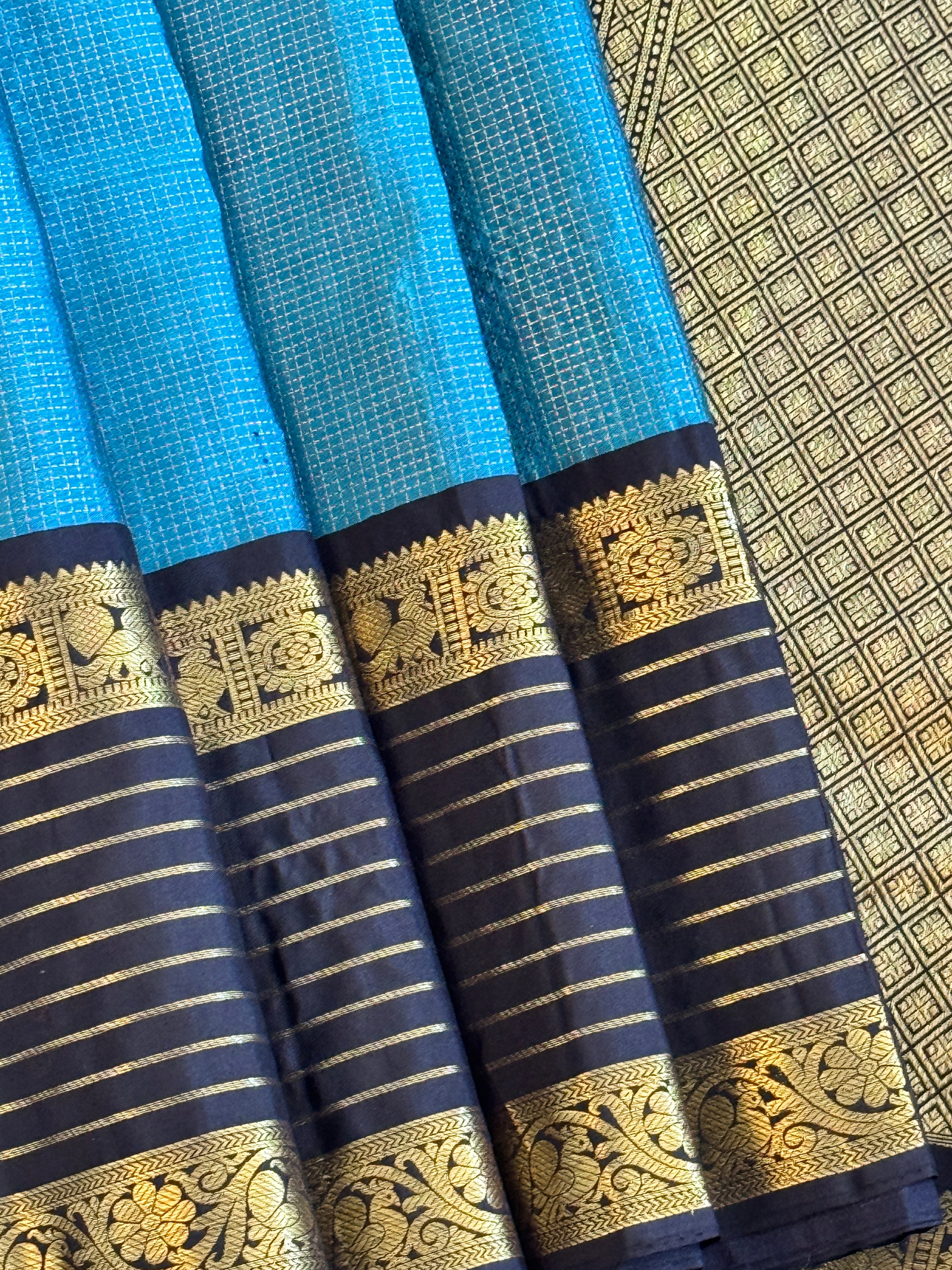 Kanjeevaram Handloom Pure Silk Vairaossi Saree