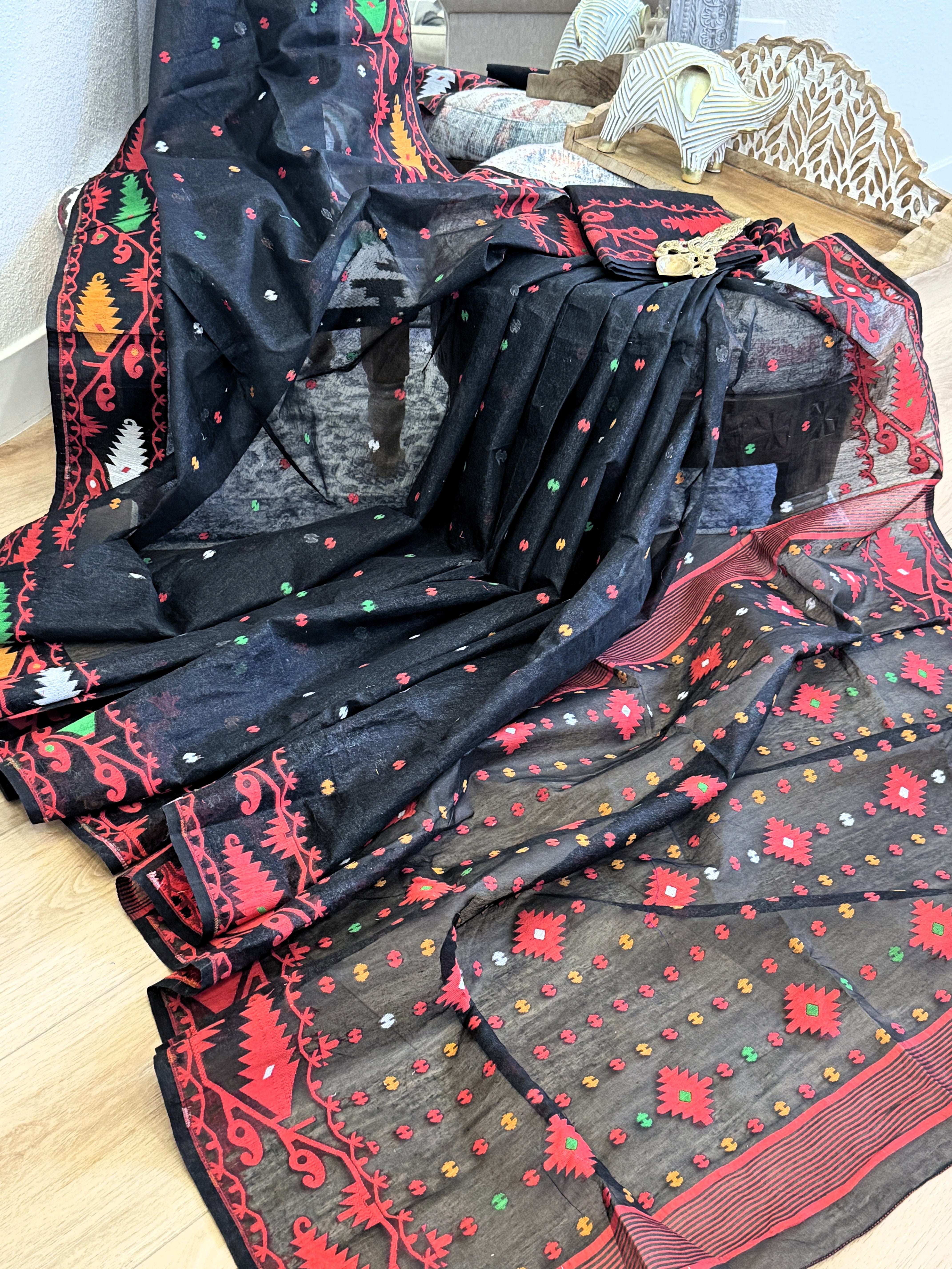 Jamdani Cotton Saree