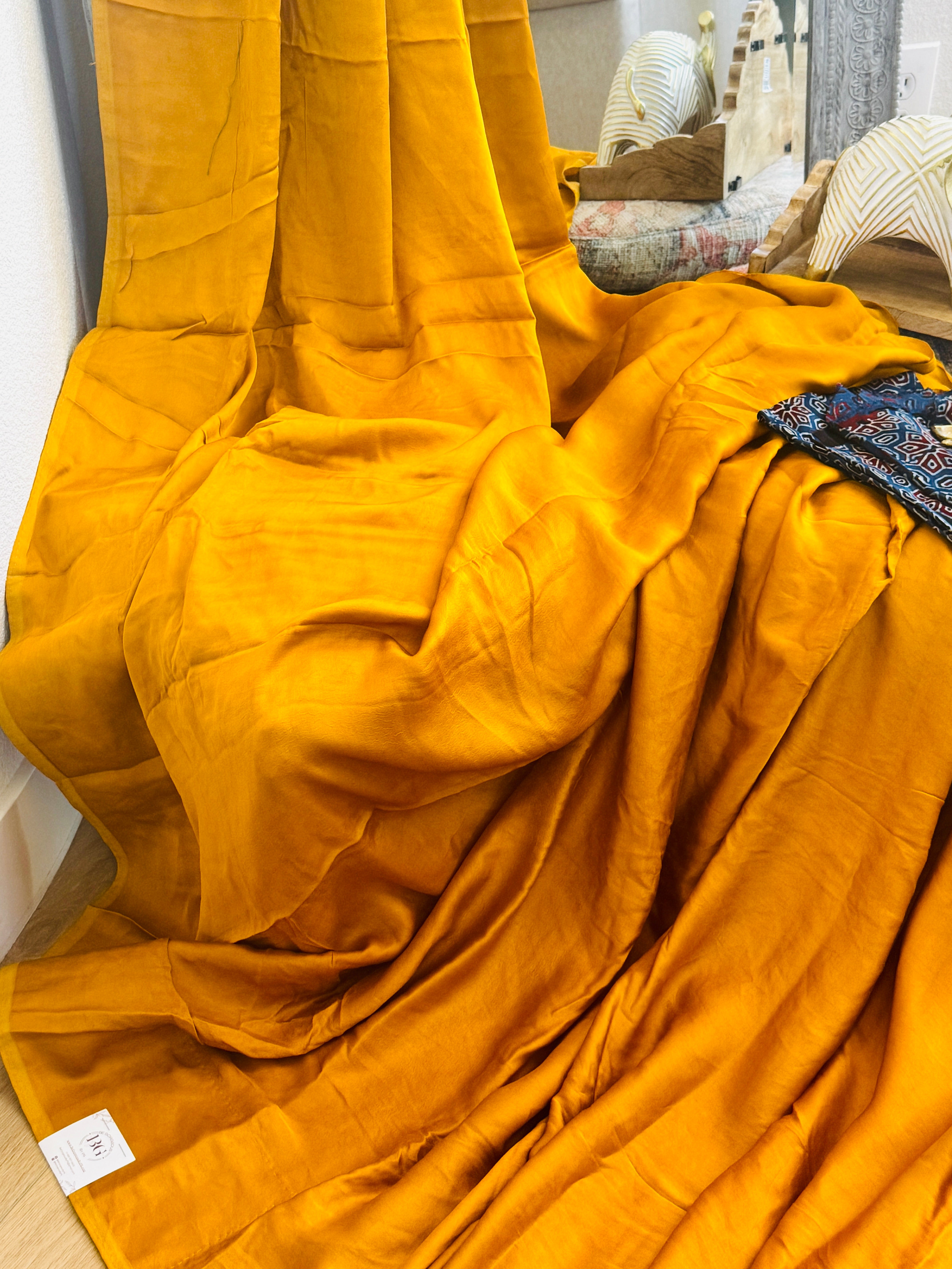 Ajrak Modal Silk Saree