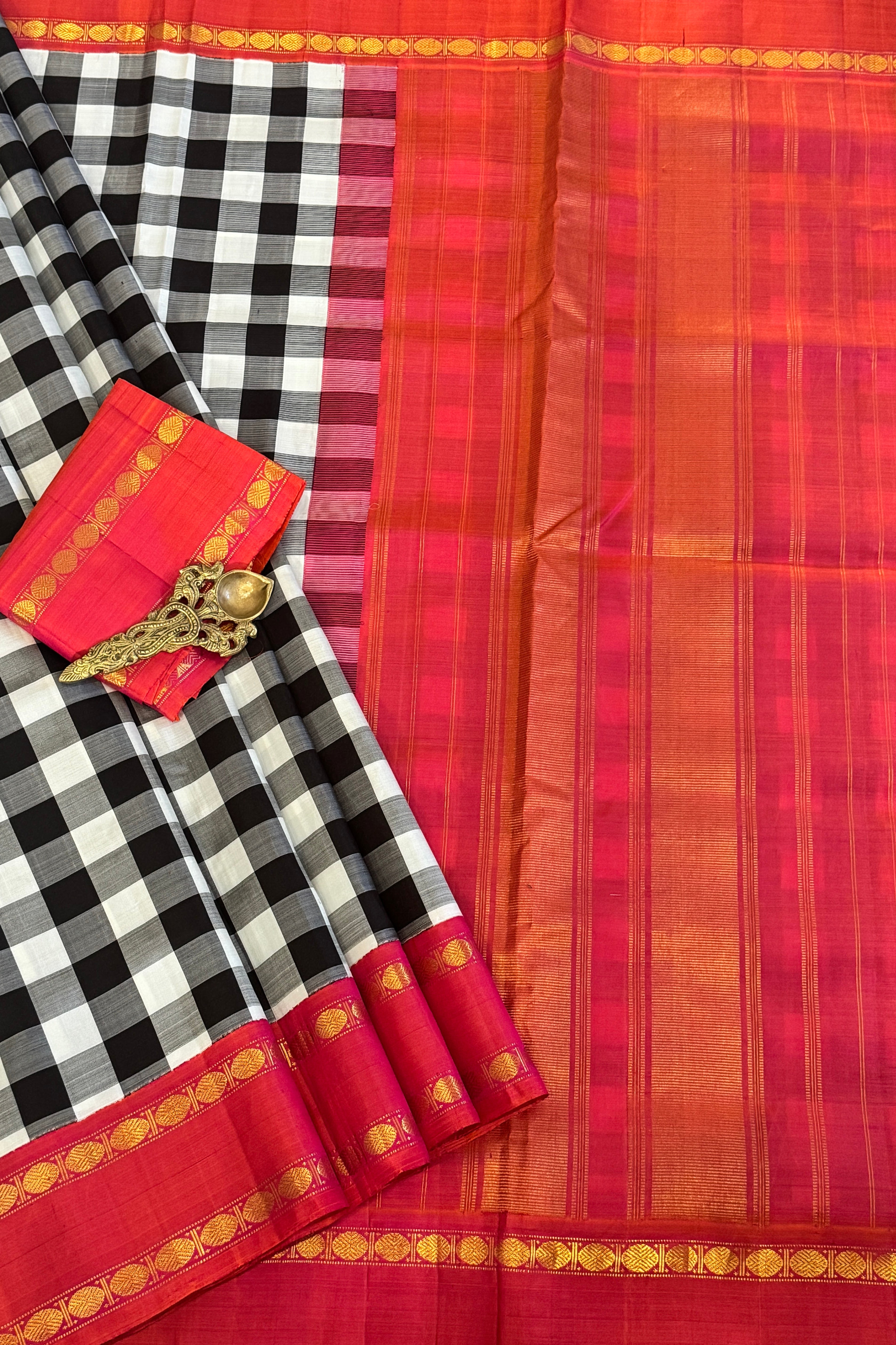 Kanjeevaram Handloom Pure Silk Saree