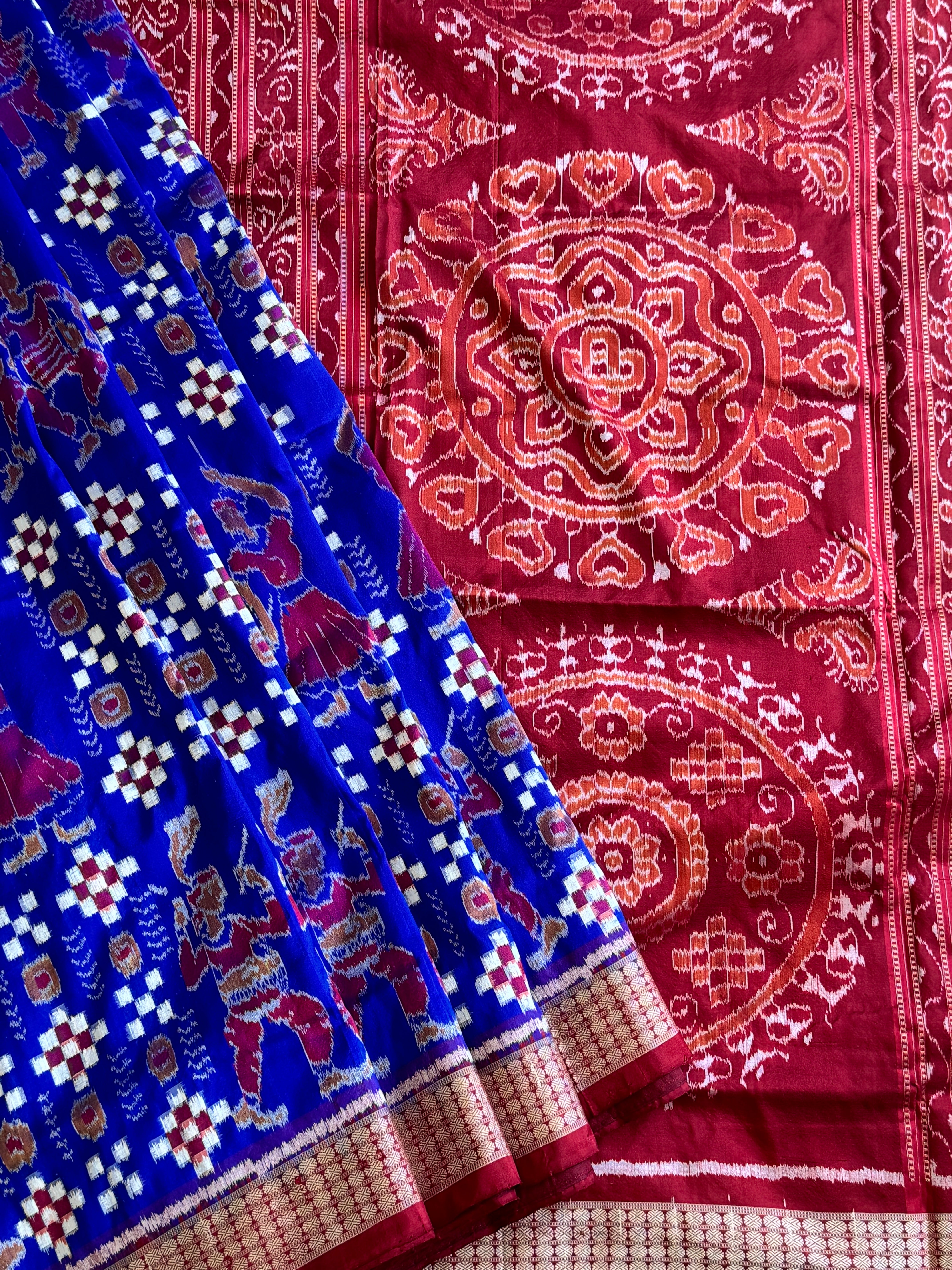 Odisha Sambalpuri Pure Silk Handloom Saree