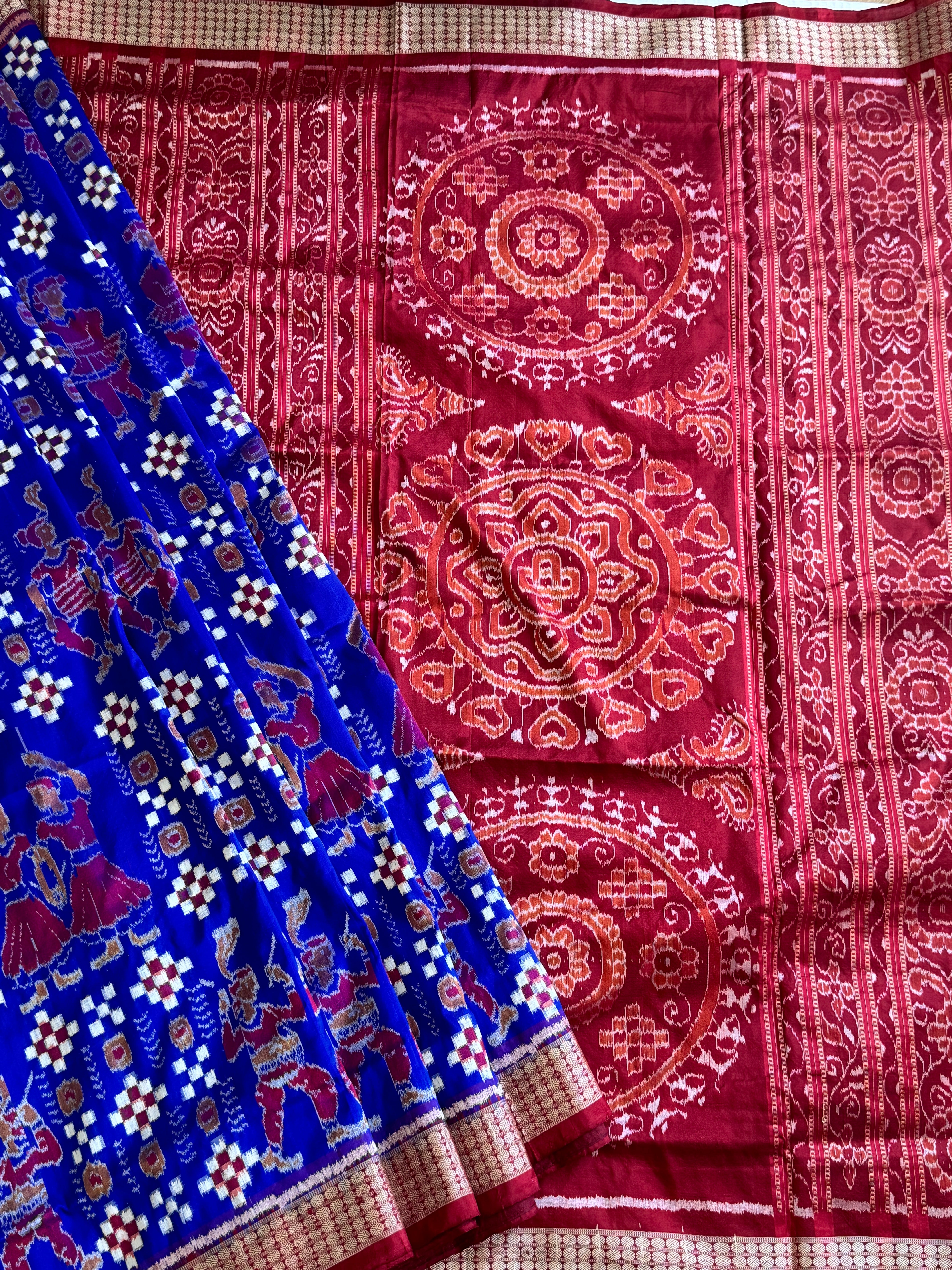 Odisha Sambalpuri Pure Silk Handloom Saree