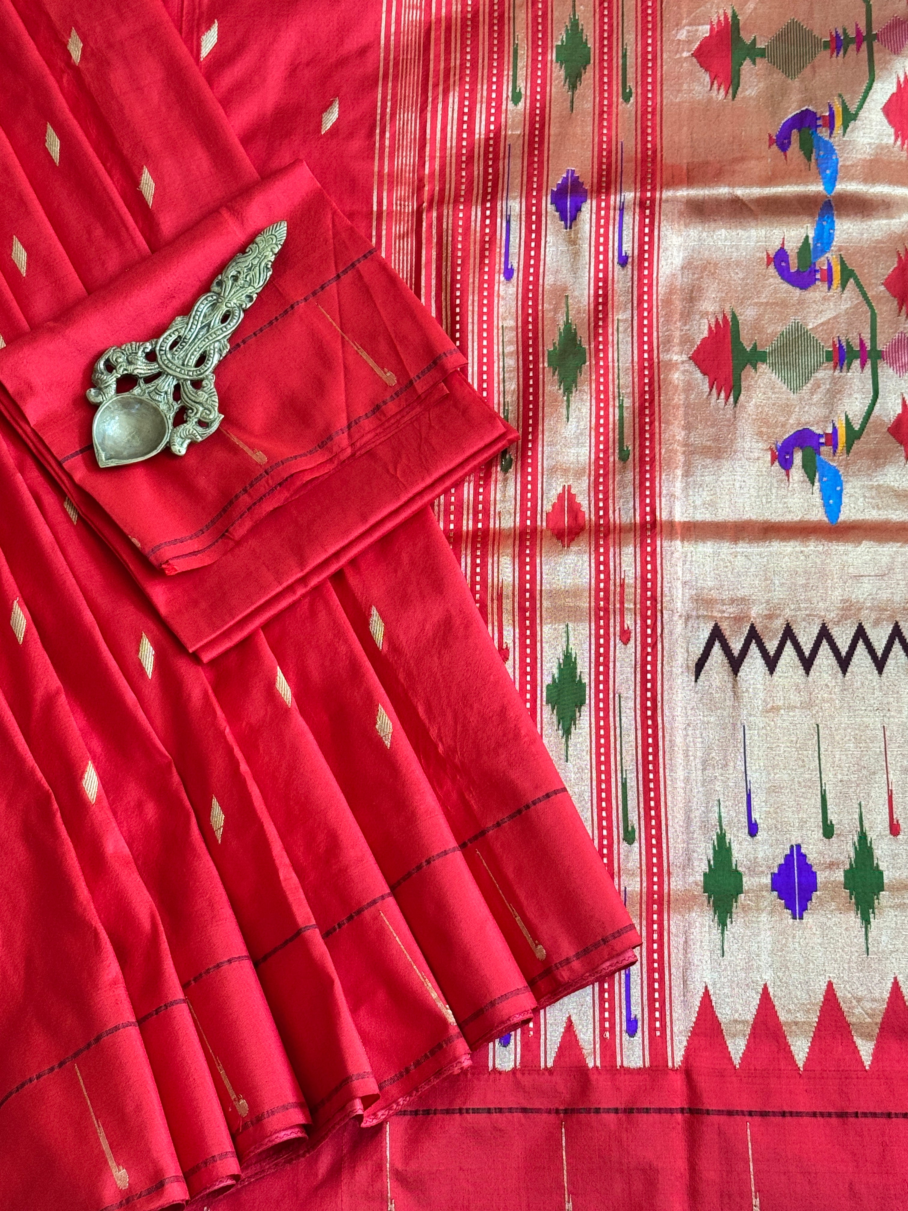 Paithani Pure silk handloom saree