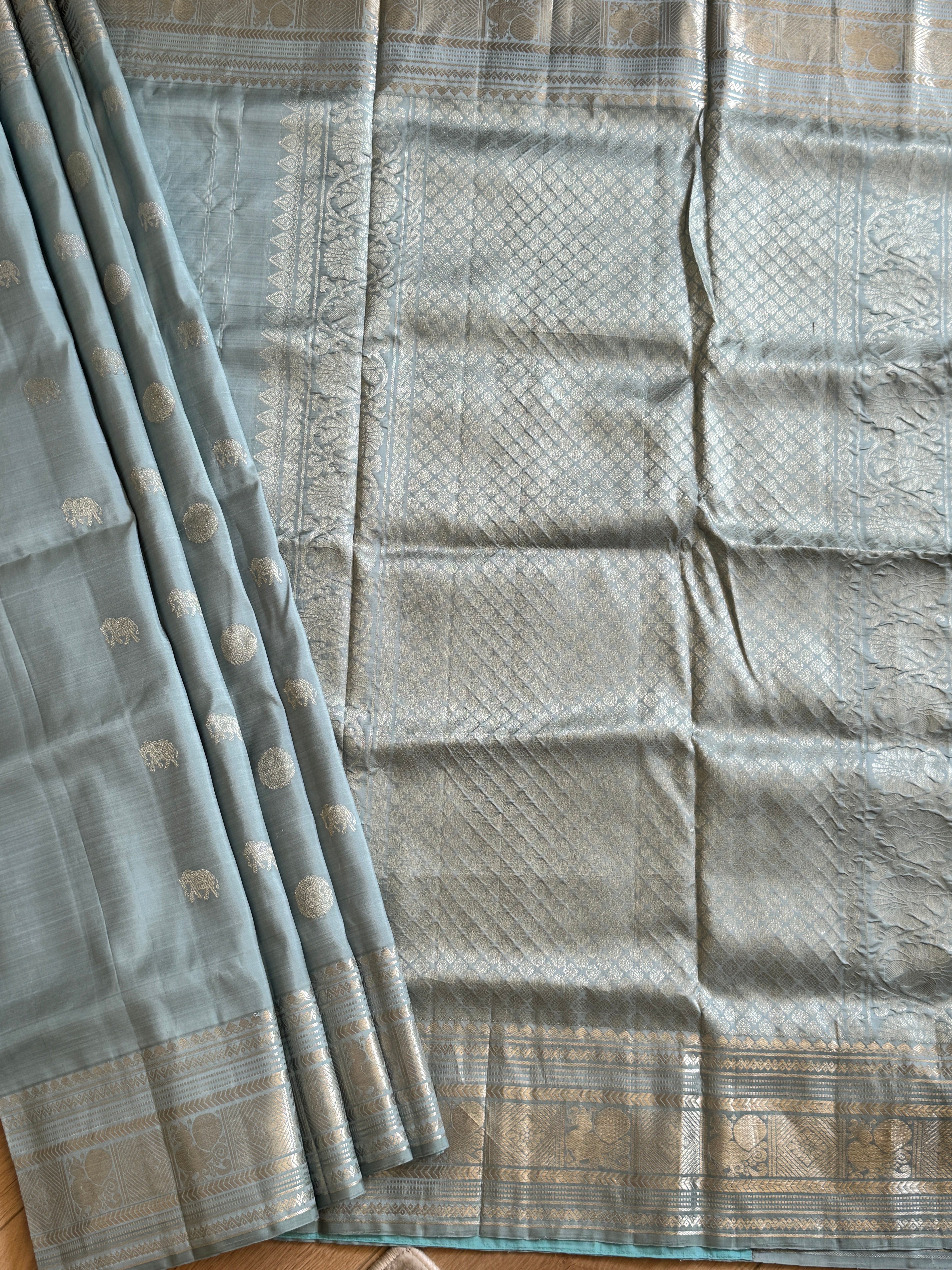 Kanjeevaram Handloom Pure Silk Saree