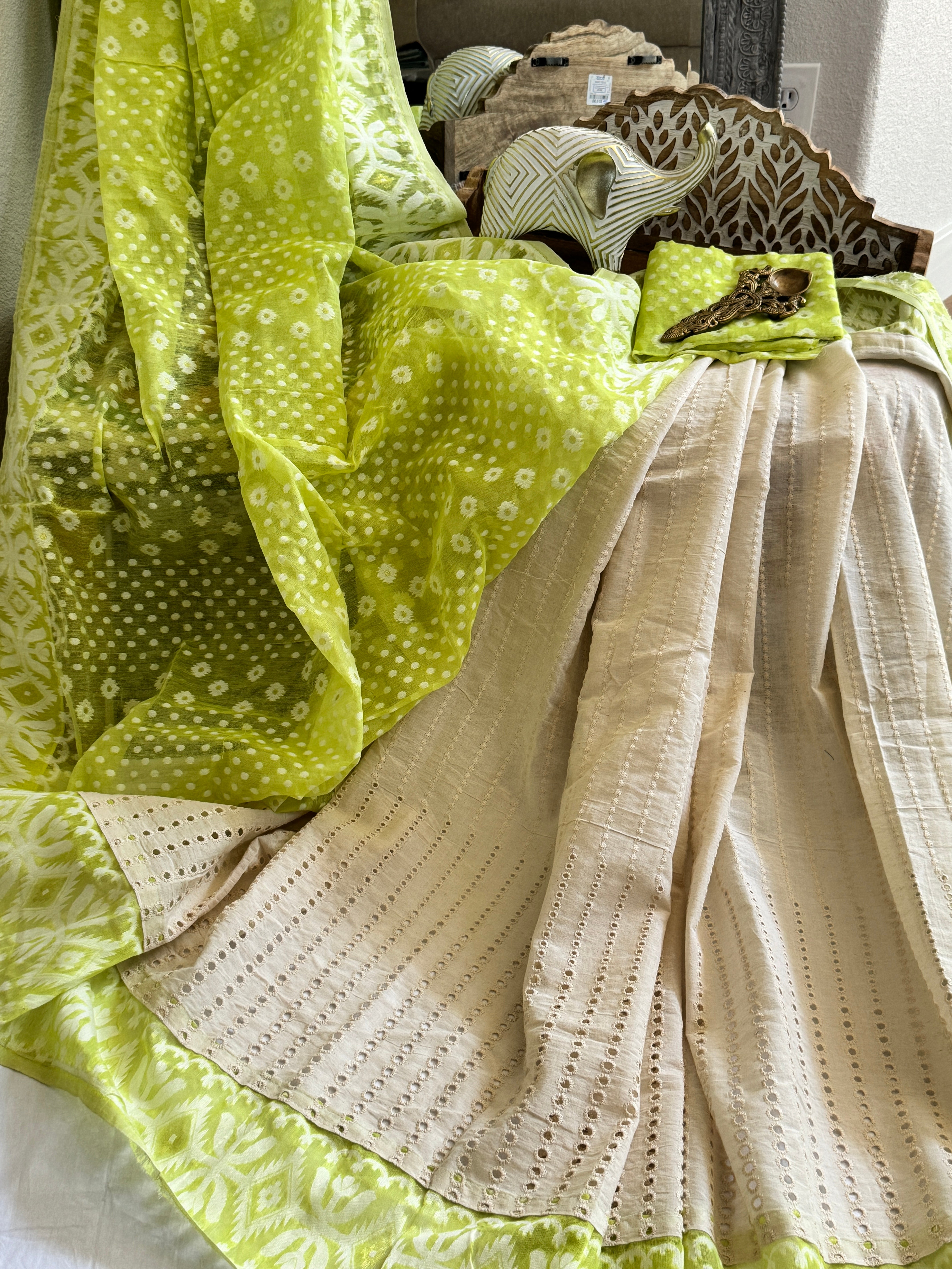 Jamdani Hakoba Cotton Saree