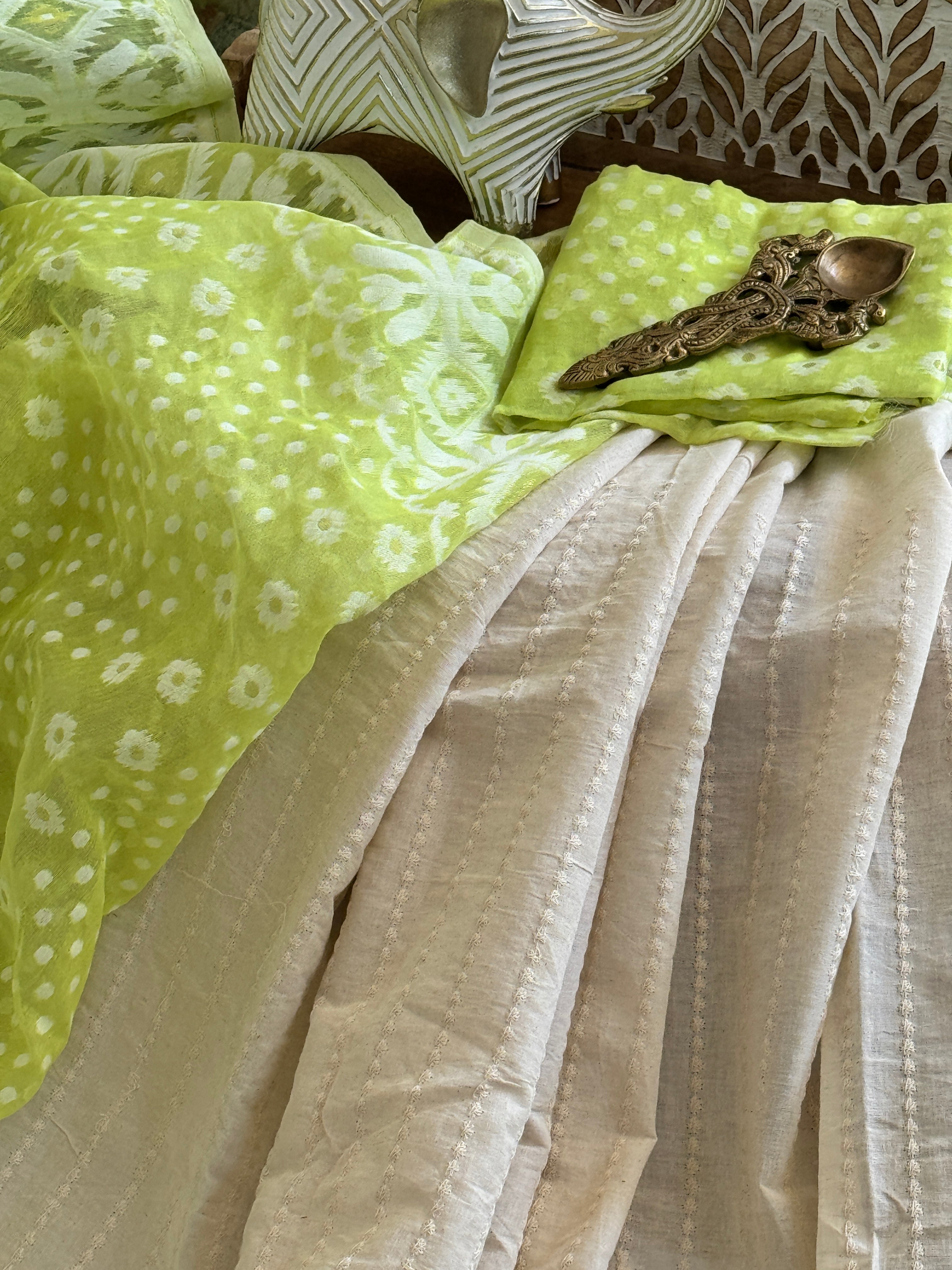 Jamdani Hakoba Cotton Saree