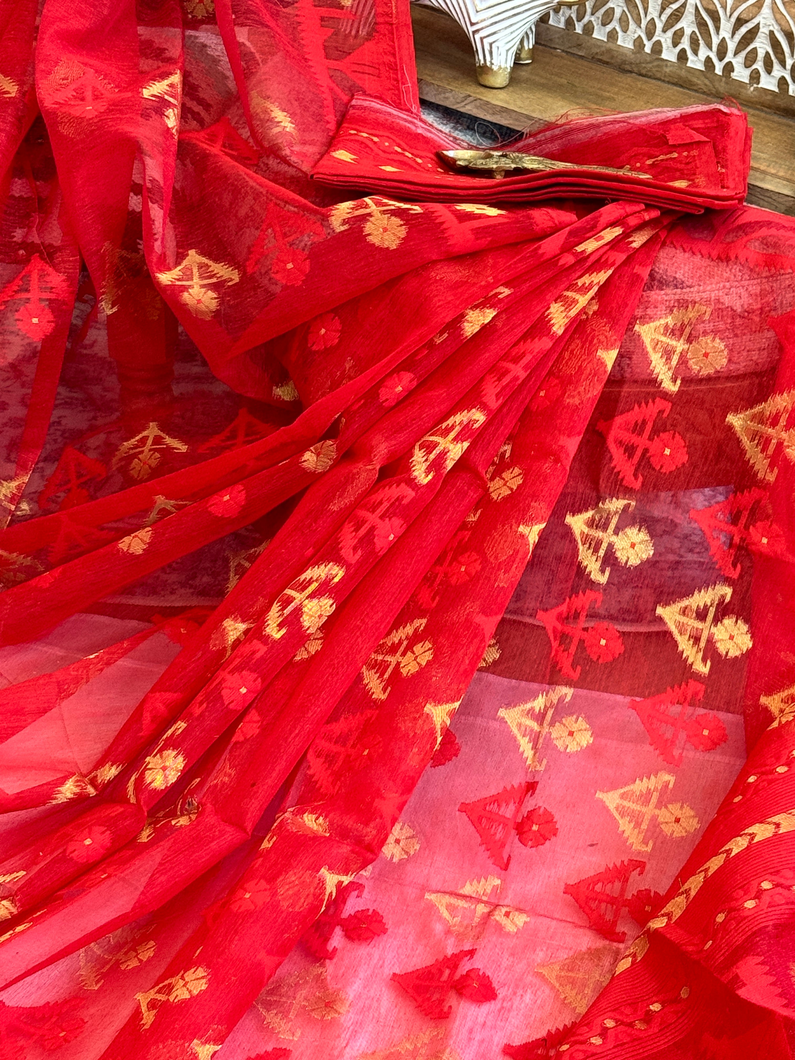 Jamdani Cotton Saree