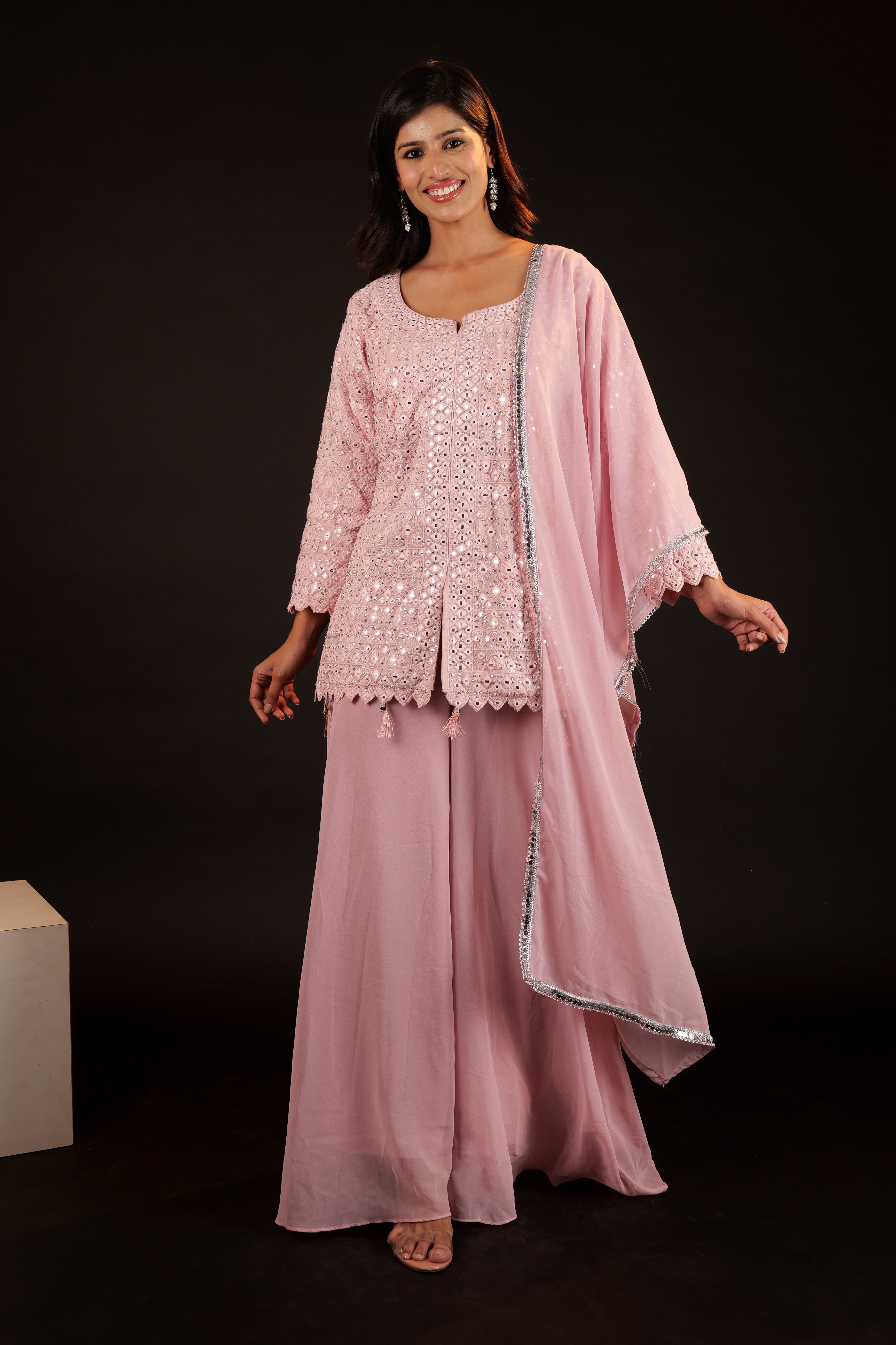 Garara Set - purplish pink