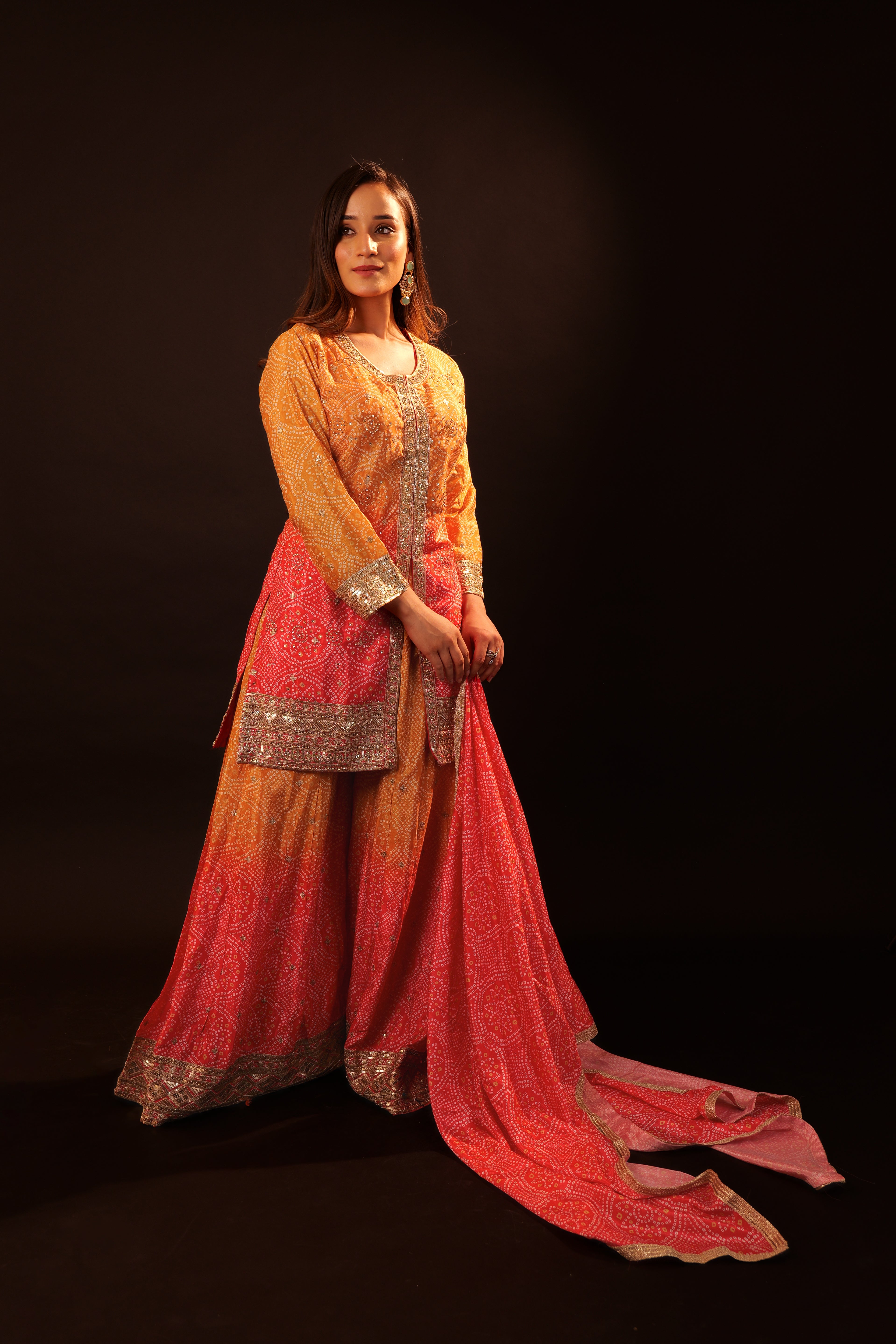 Garara Set - yellow pink