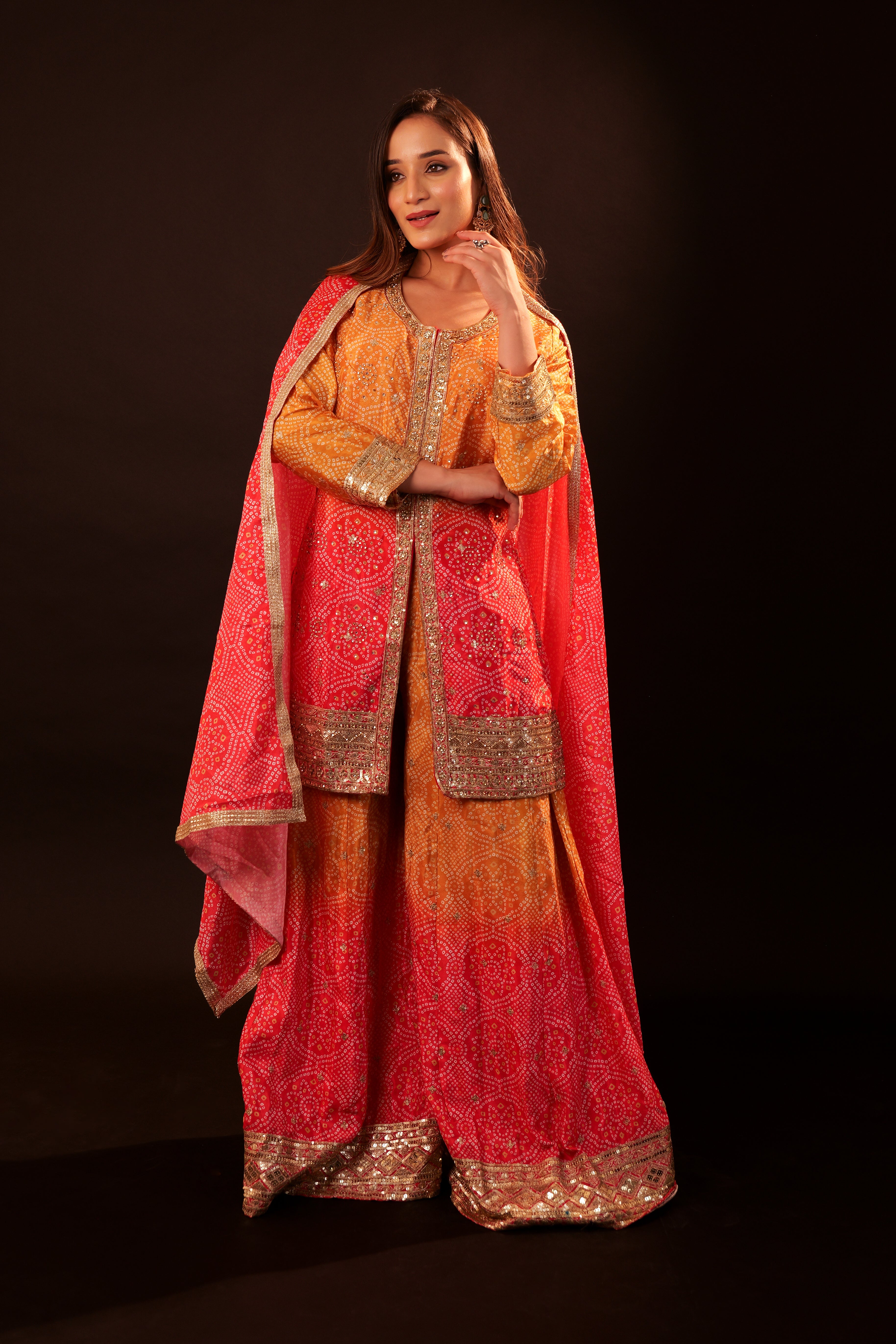 Garara Set - yellow pink